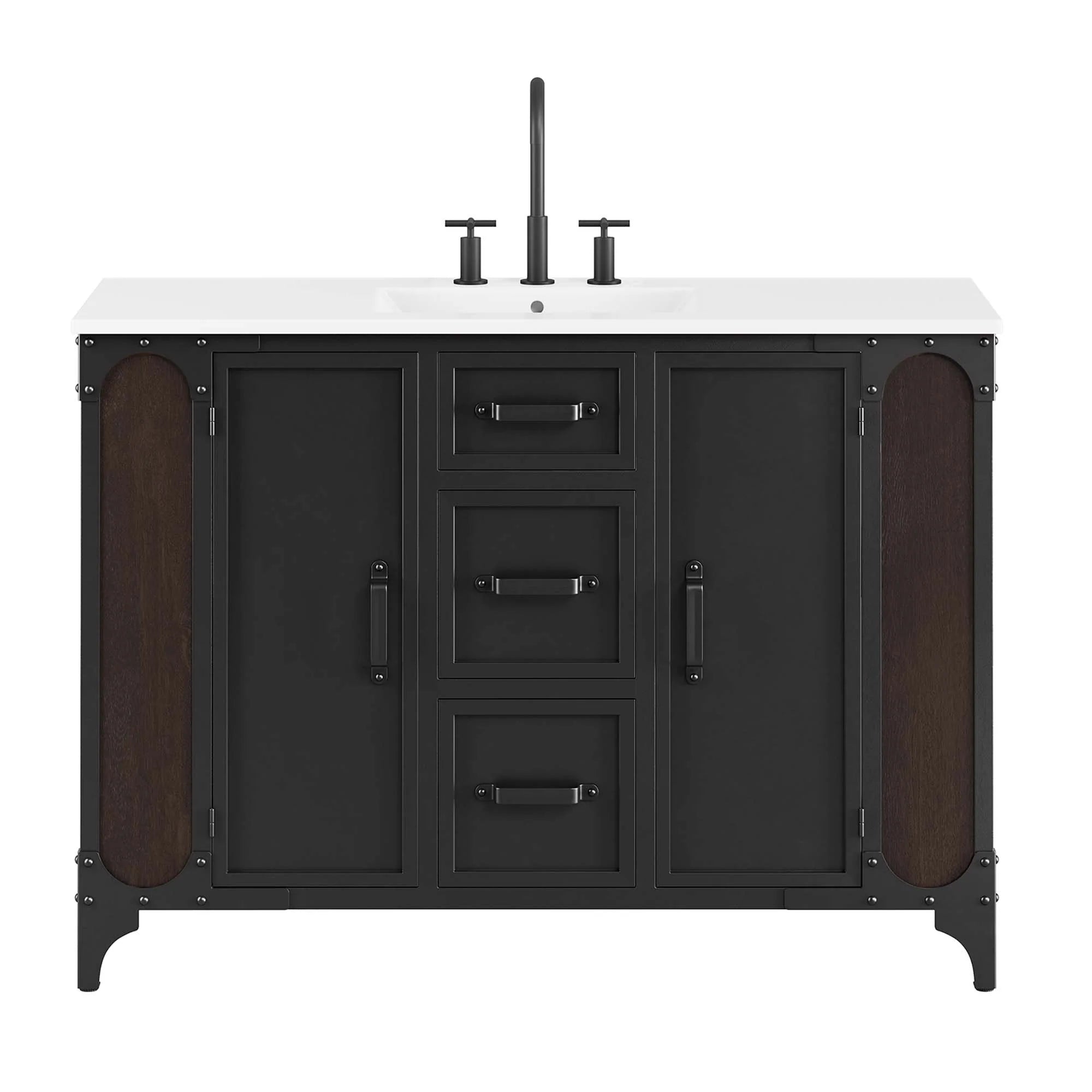 Steamforge Bathroom Vanity Cabinet Basin Not Included