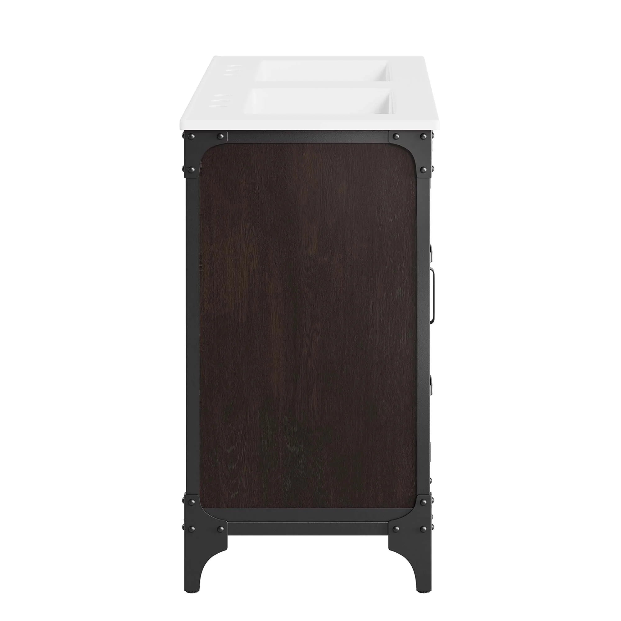 Meuble-lavabo de salle de bain Steamforge Lavabo non inclus