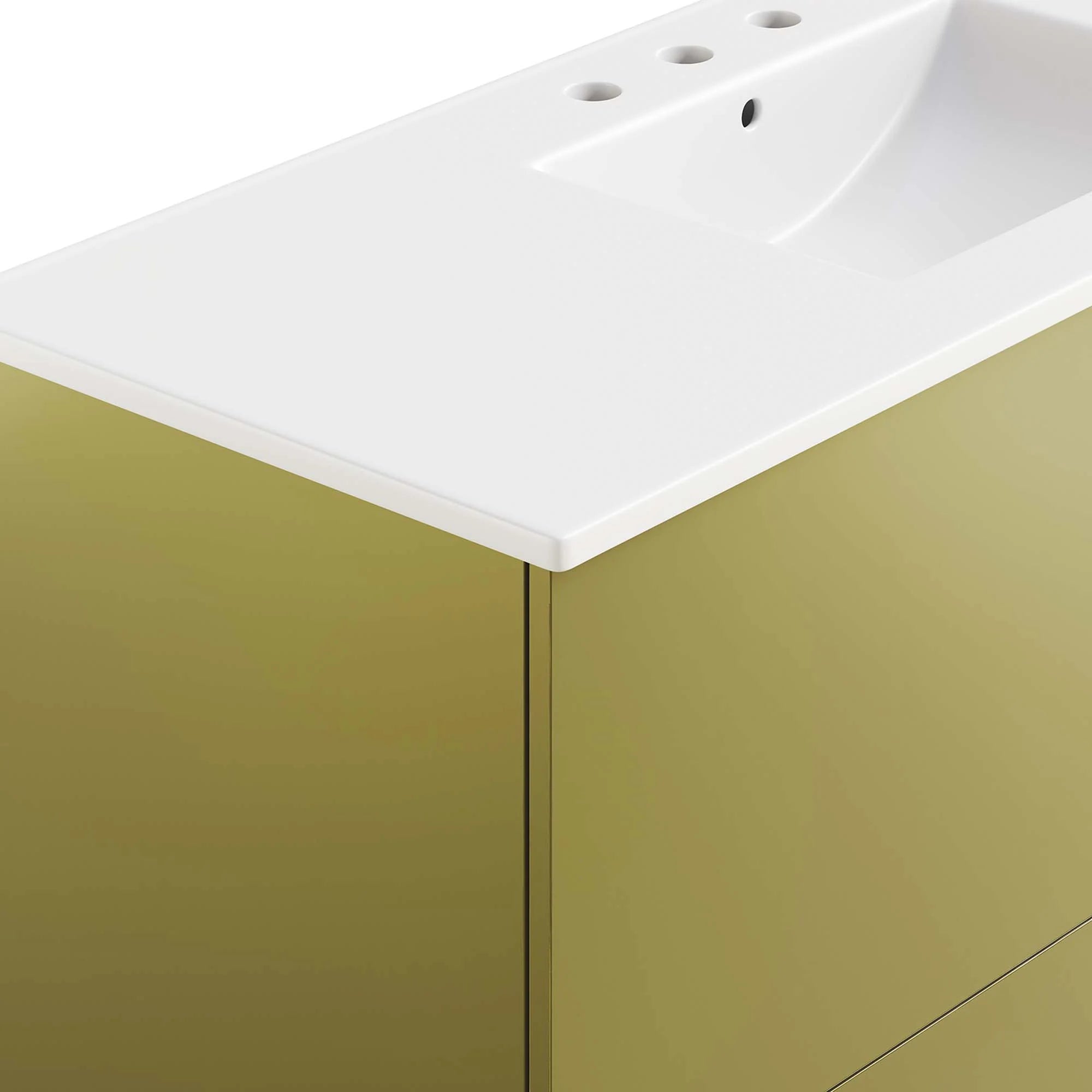 Meuble-lavabo de salle de bain Quantum inclus