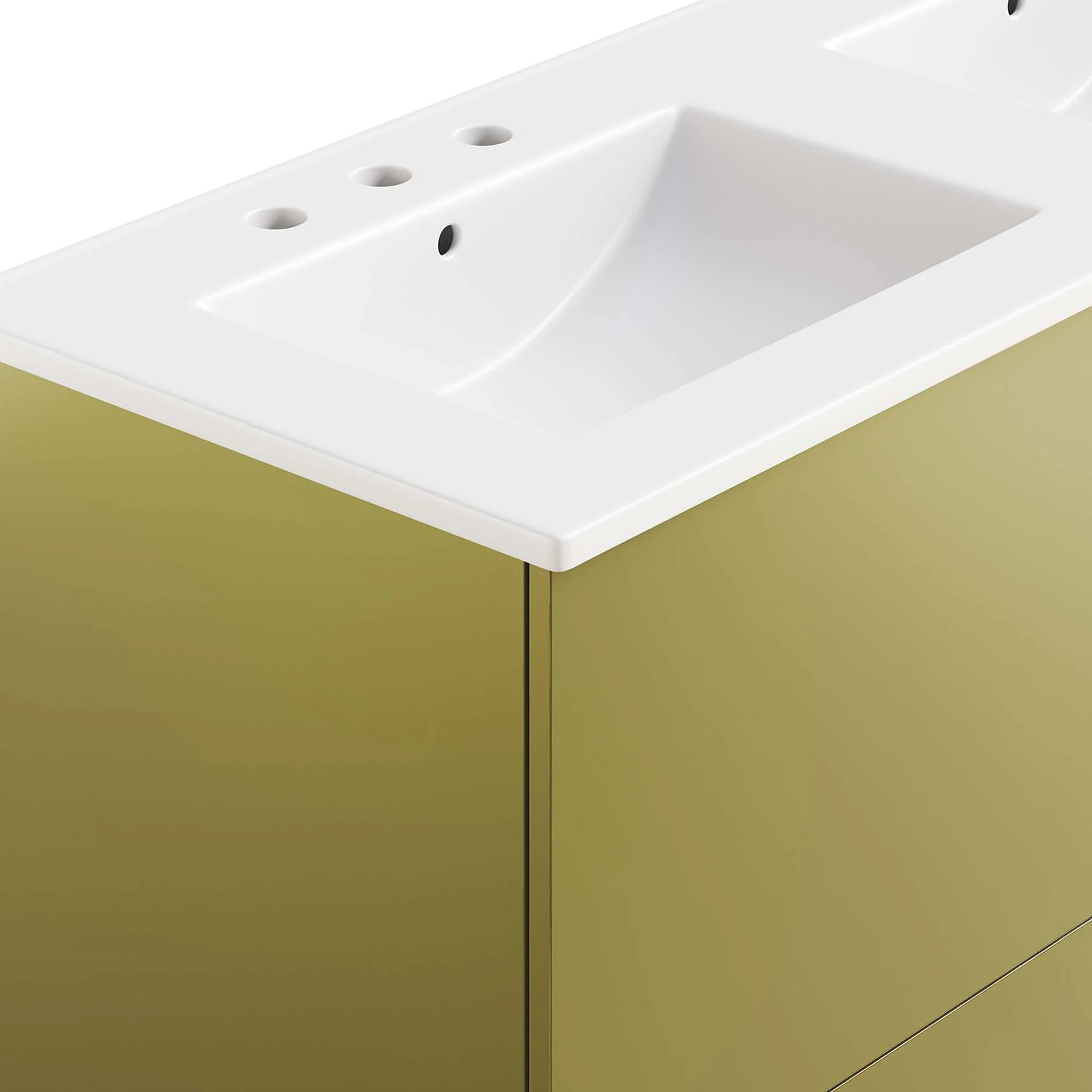 Meuble-lavabo de salle de bain Quantum inclus