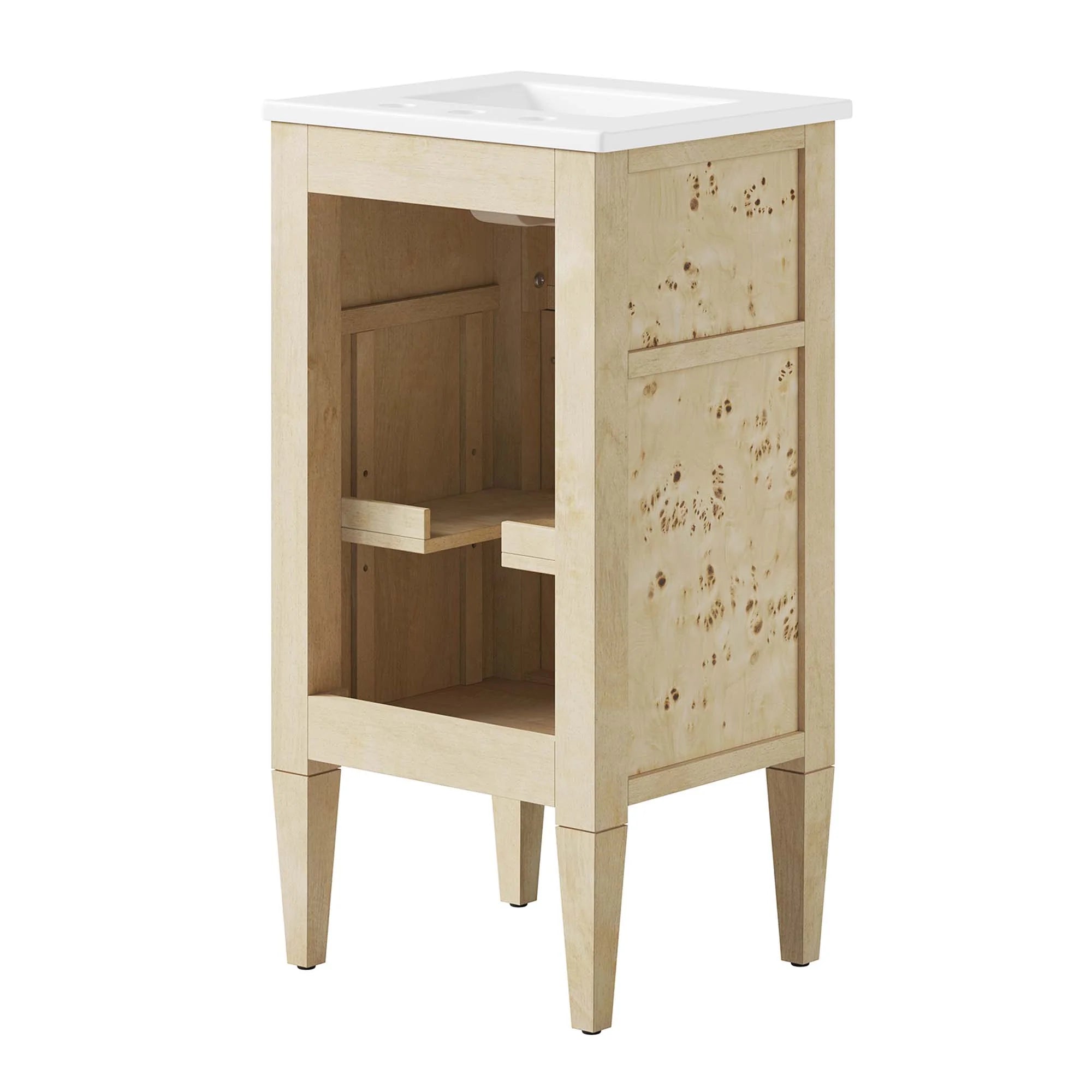 Meuble-lavabo de salle de bain en bois Elysian inclus