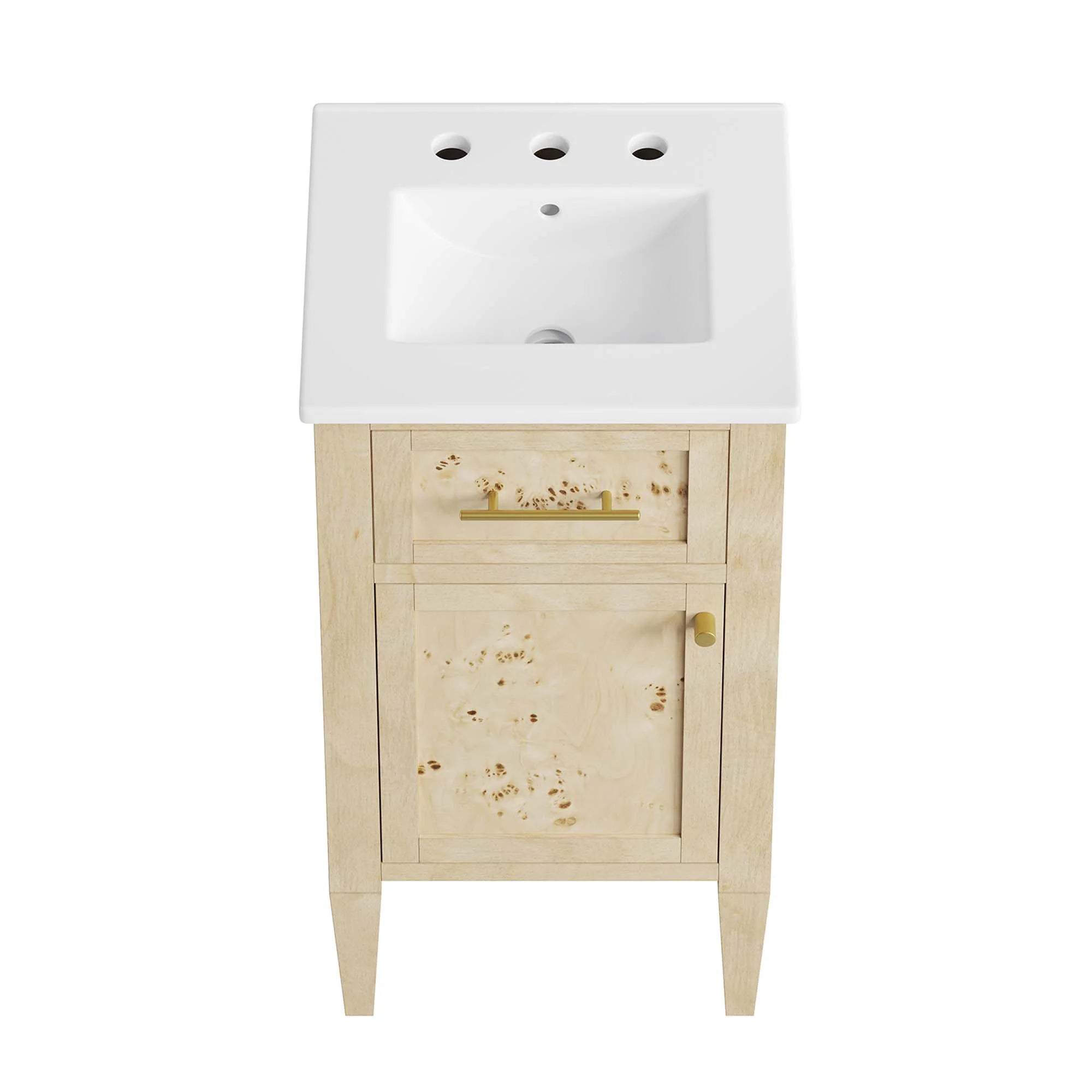 Meuble-lavabo de salle de bain en bois Elysian inclus