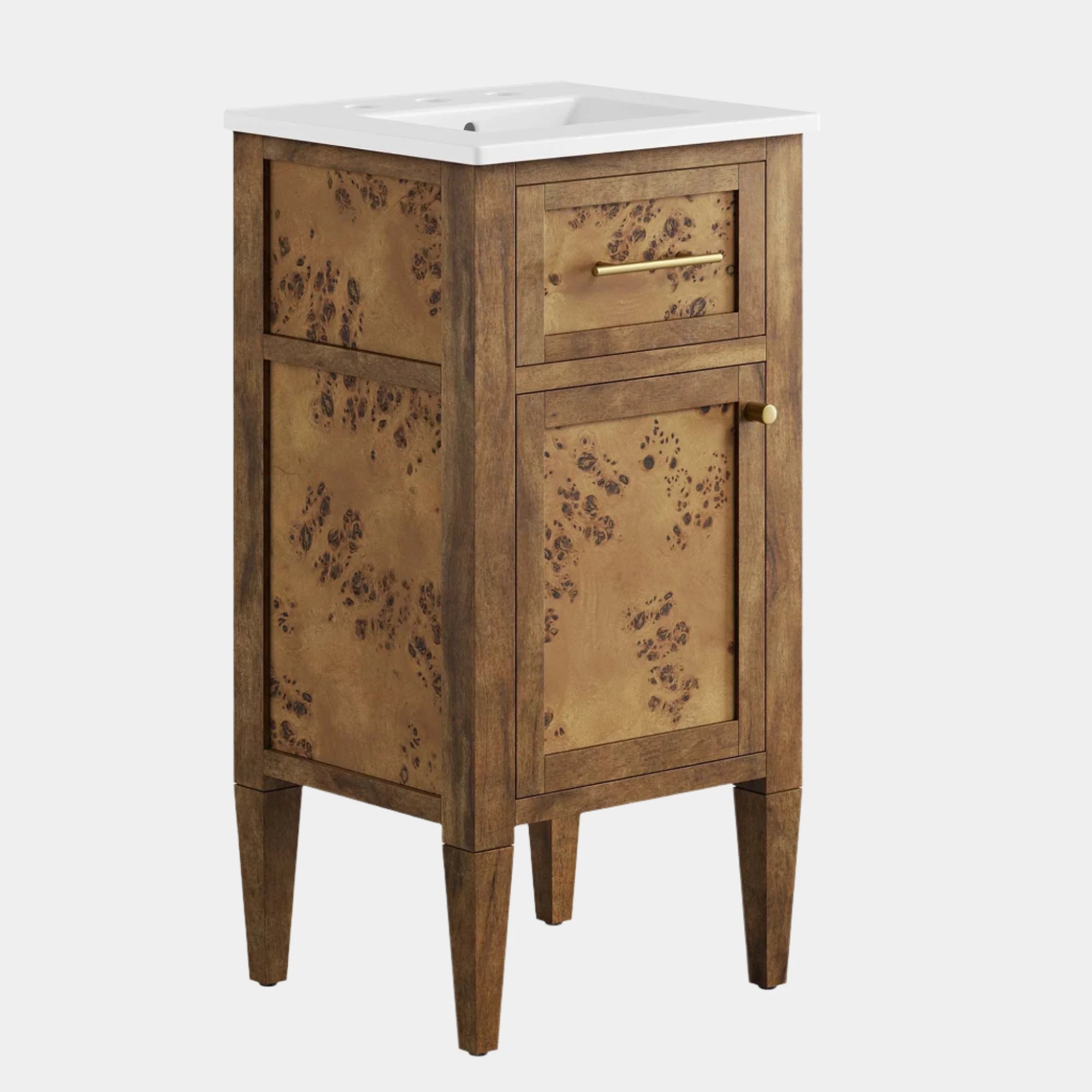 Elysian Wood Bathroom Vanity Basin Included