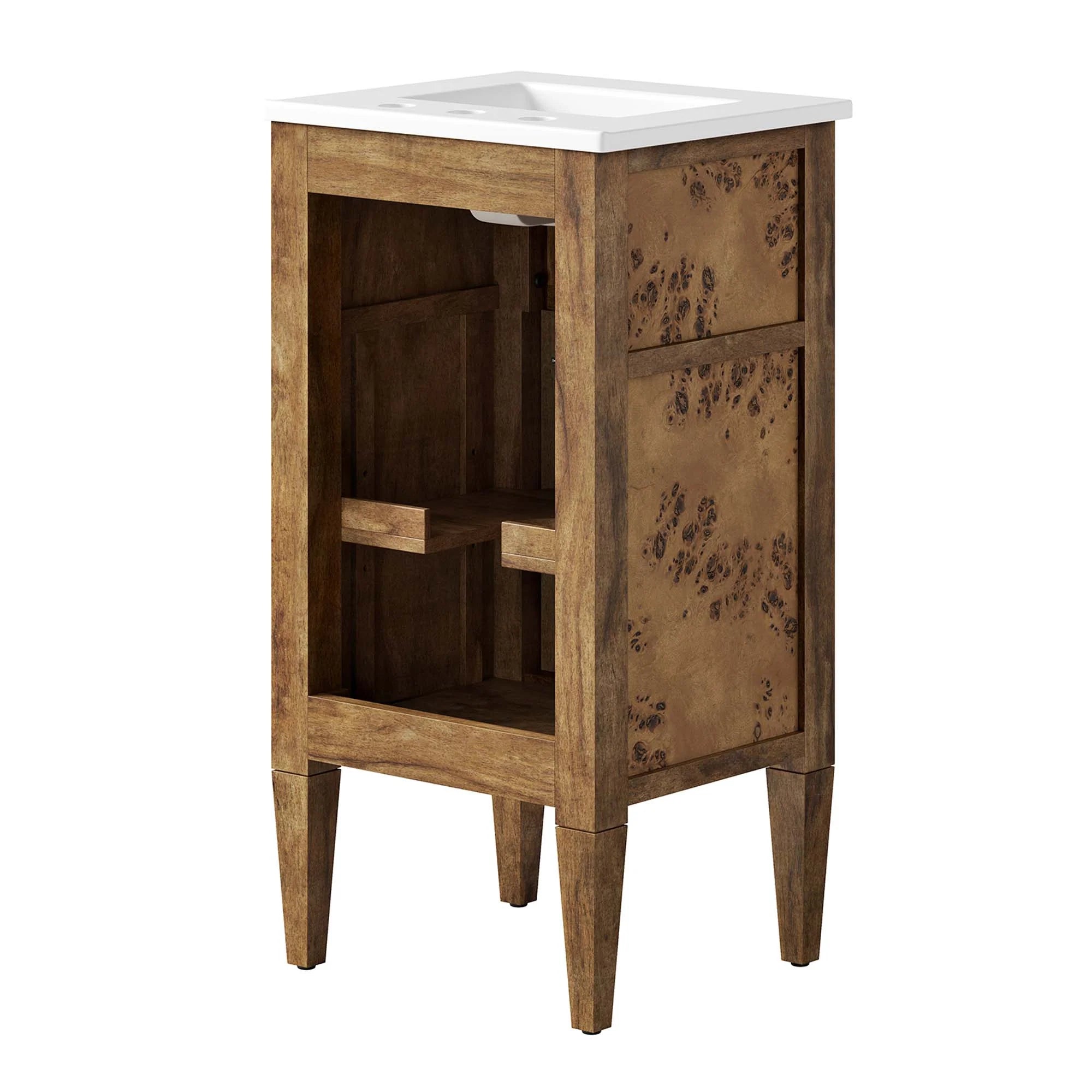 Elysian Wood Bathroom Vanity Basin Included