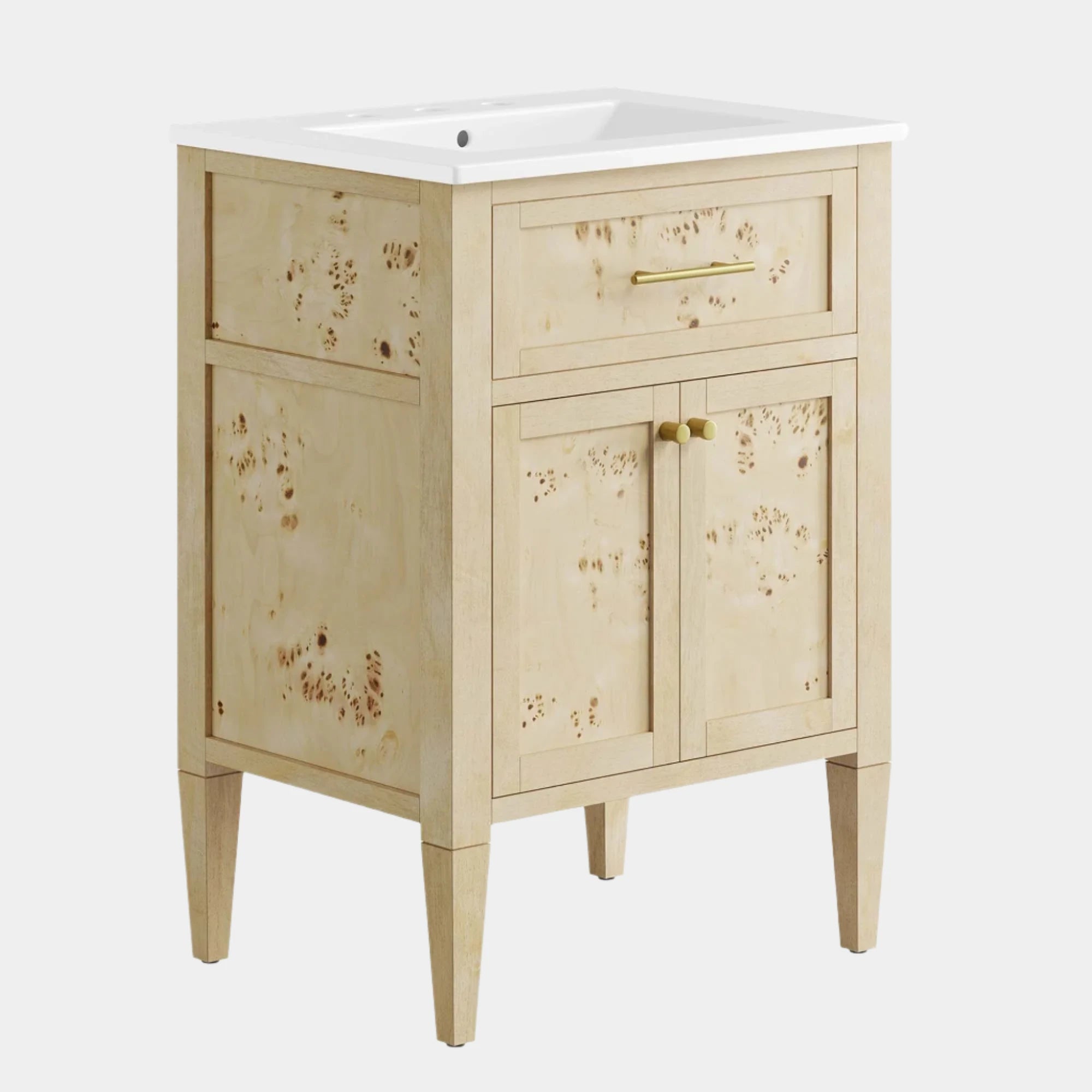 Elysian Wood Bathroom Vanity Basin Included