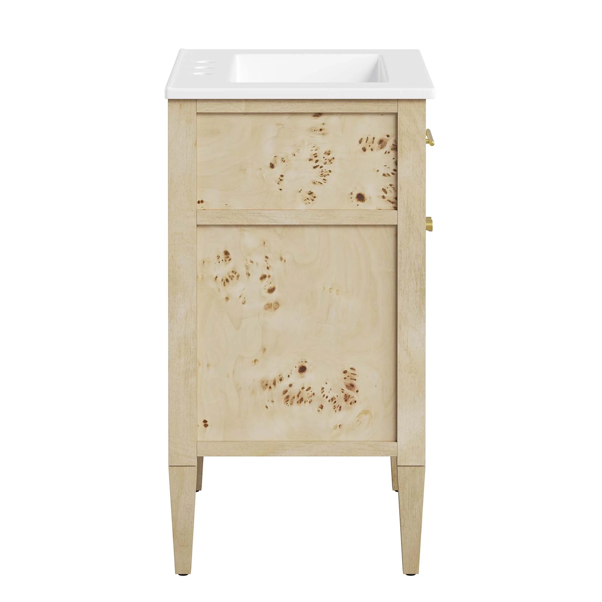 Meuble-lavabo de salle de bain en bois Elysian inclus