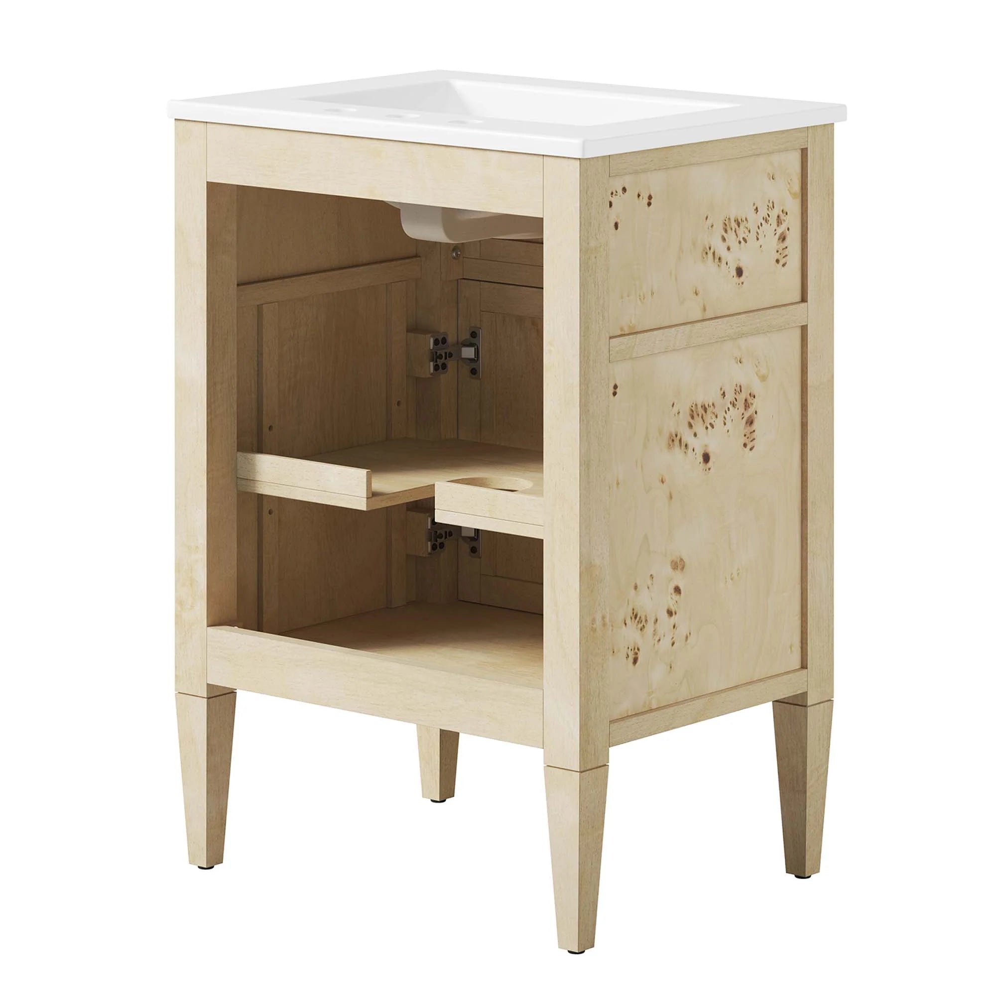 Elysian Wood Bathroom Vanity Basin Included