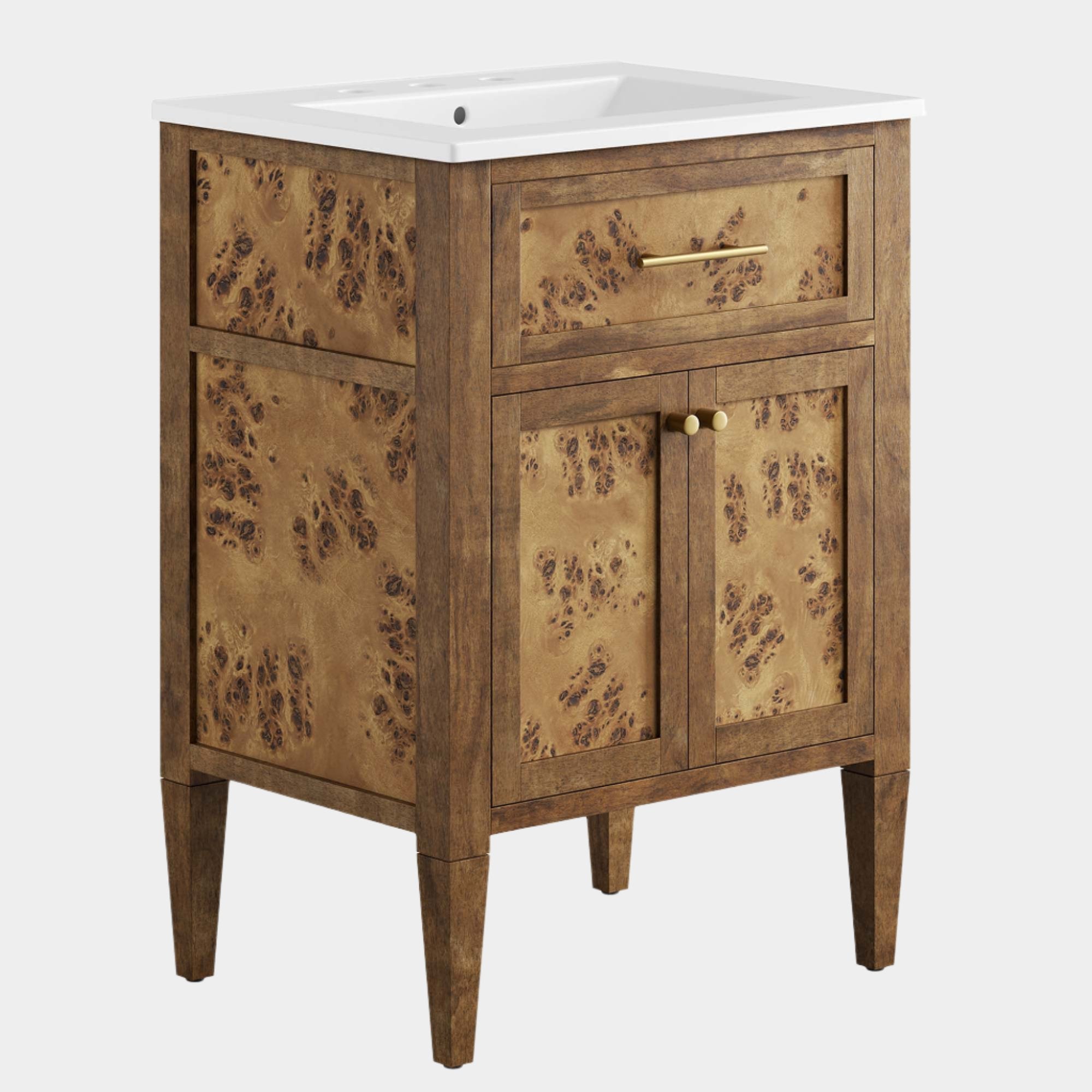 Elysian Wood Bathroom Vanity Basin Included