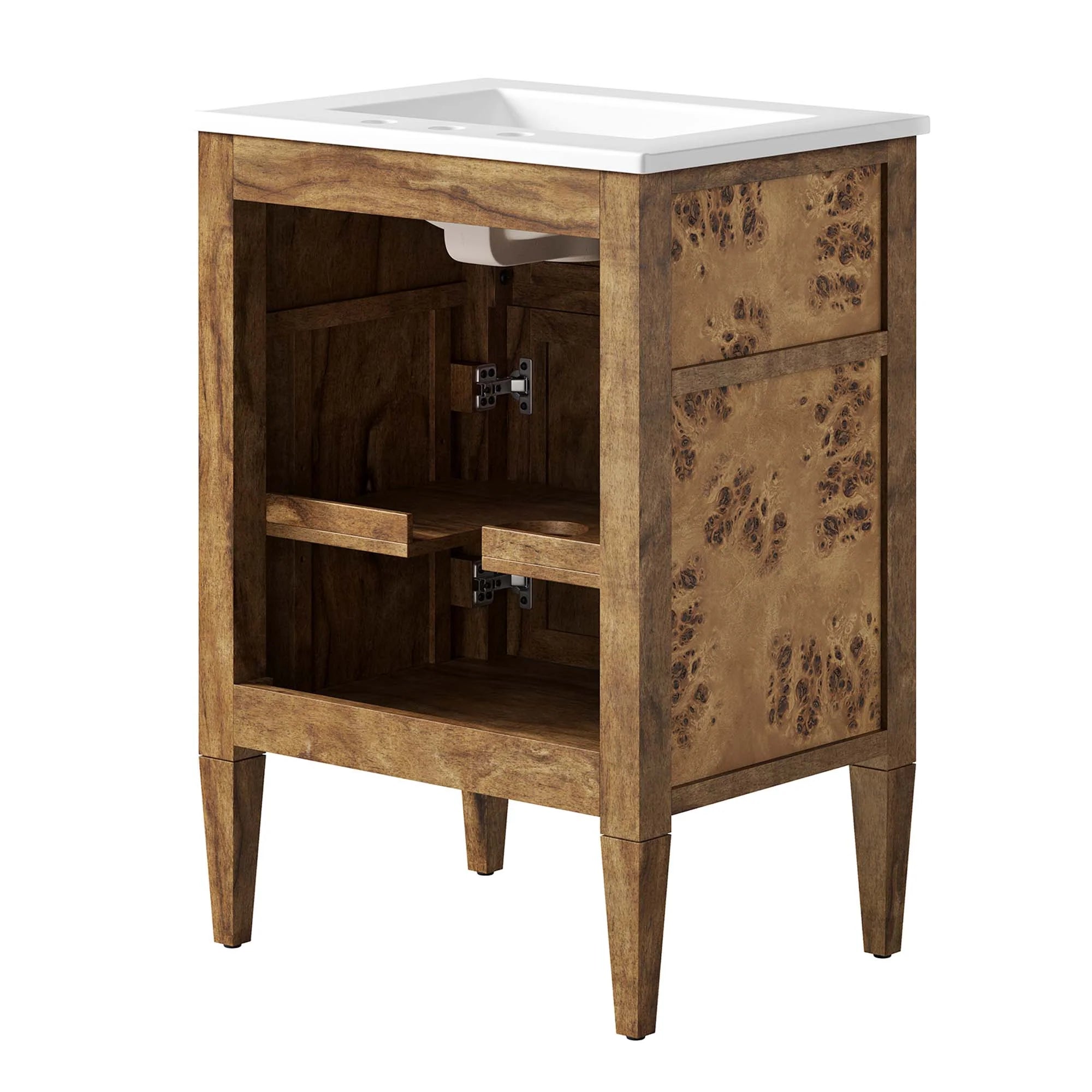 Elysian Wood Bathroom Vanity Basin Included