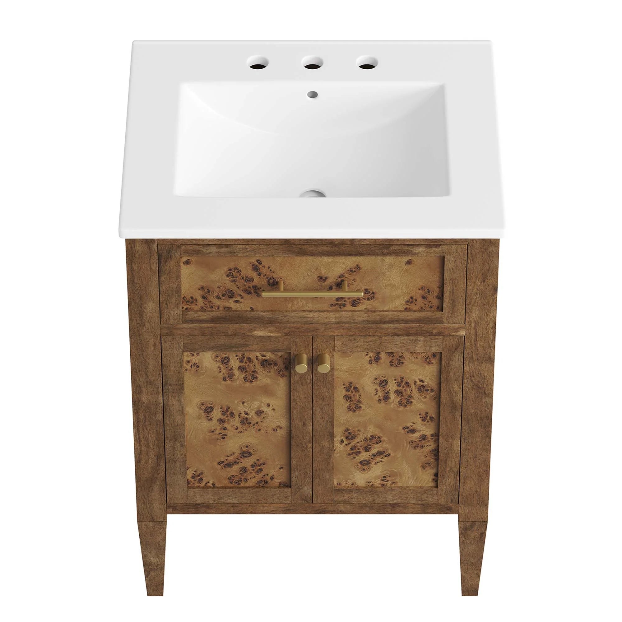 Elysian Wood Bathroom Vanity Basin Included