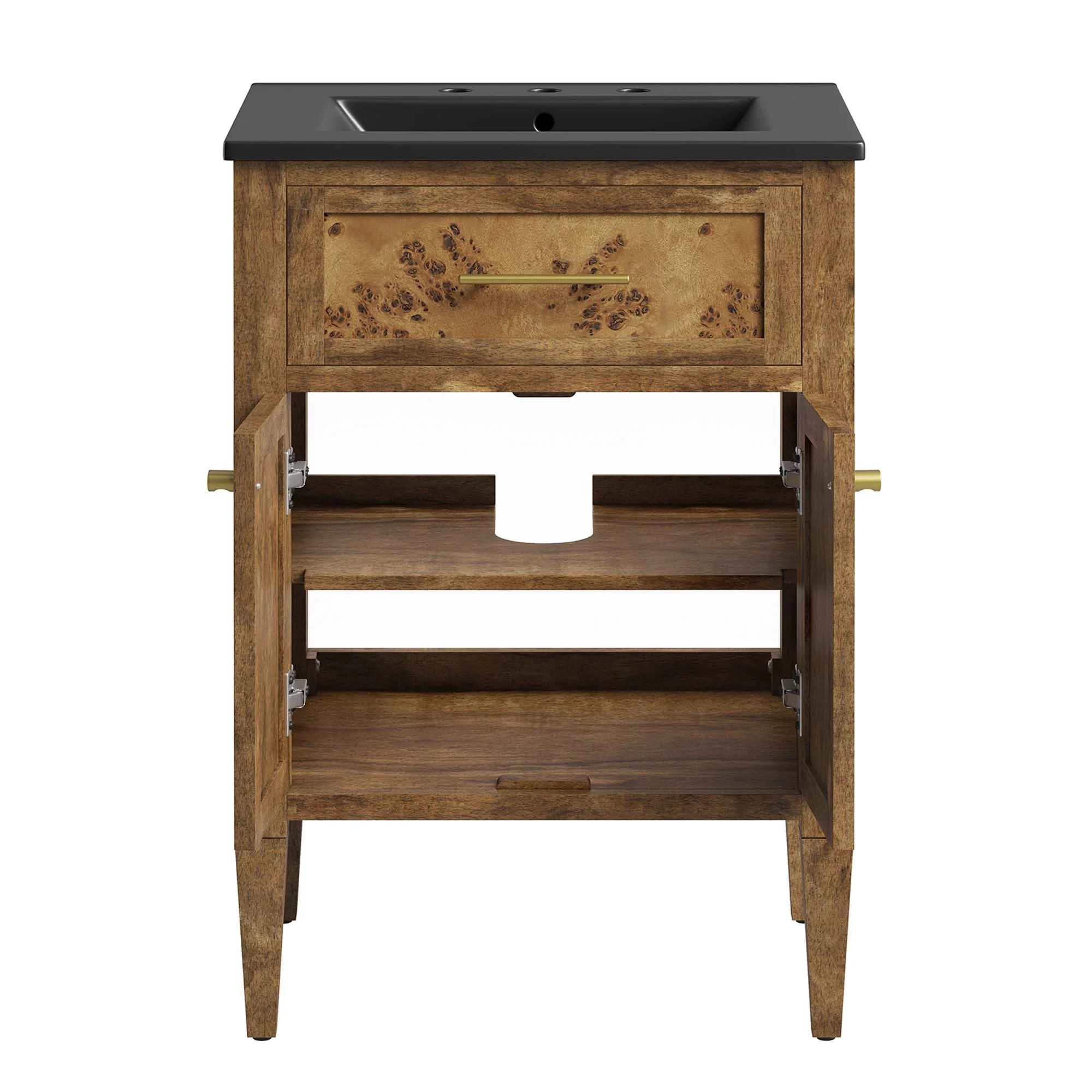 Elysian Wood Bathroom Vanity Basin Included