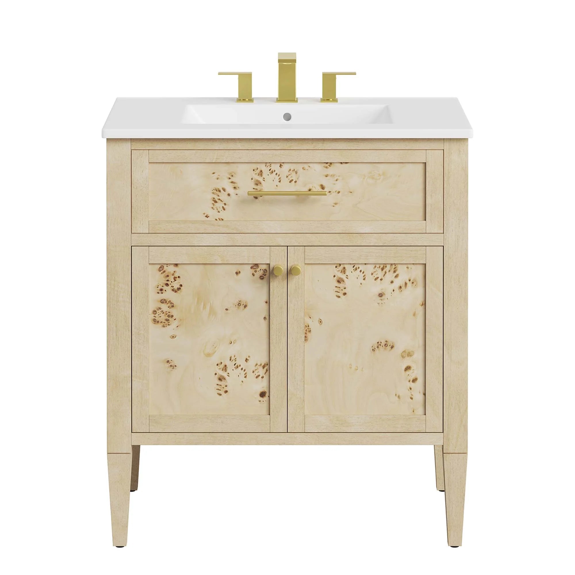 Elysian Wood Bathroom Vanity Basin Included