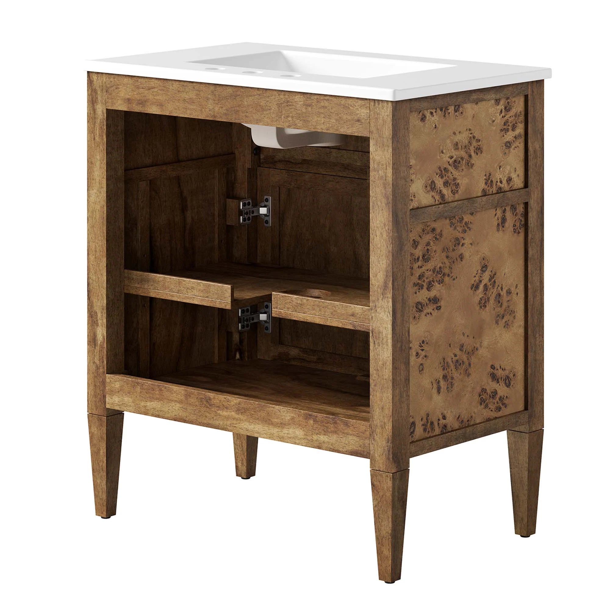 Elysian Wood Bathroom Vanity Basin Included