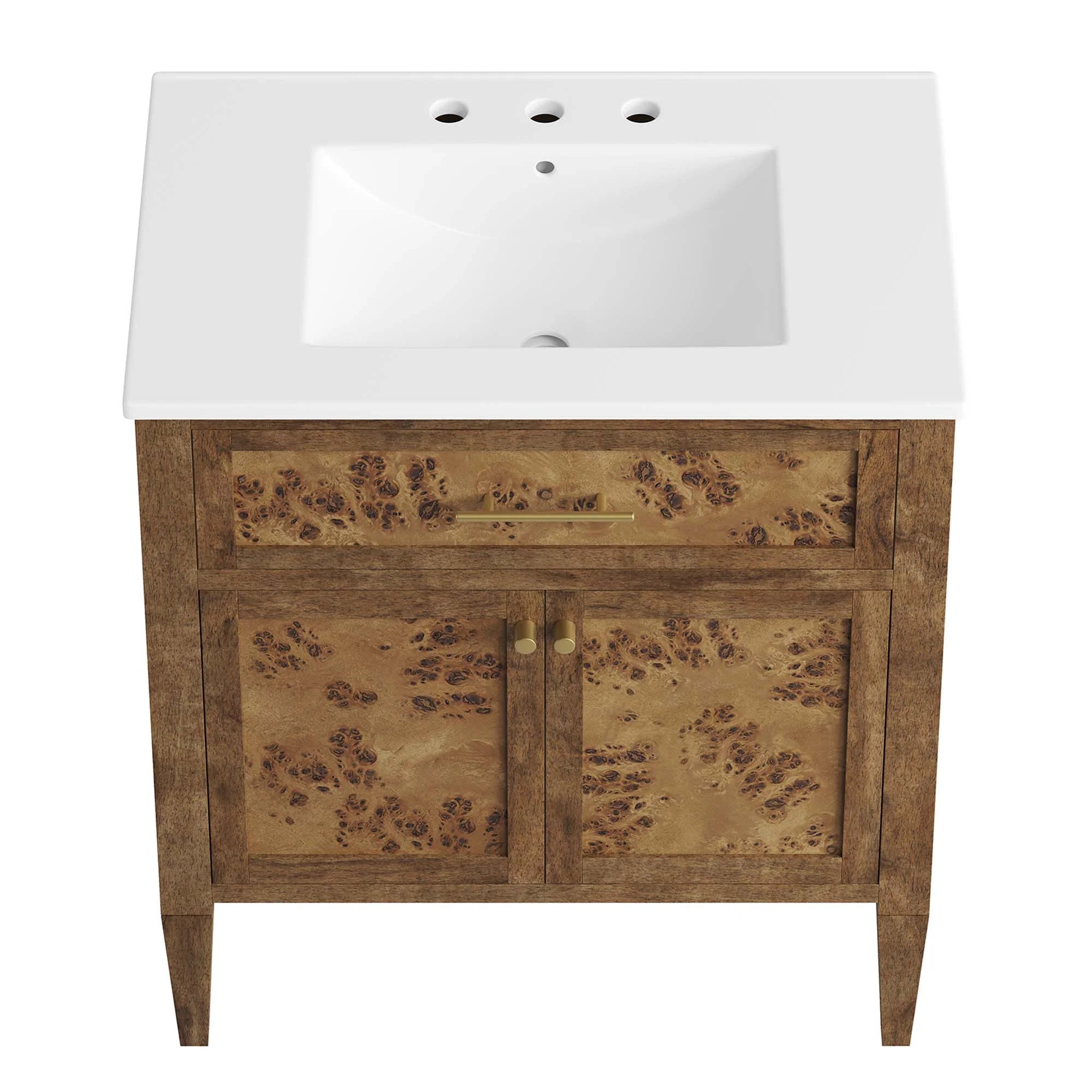 Elysian Wood Bathroom Vanity Basin Included