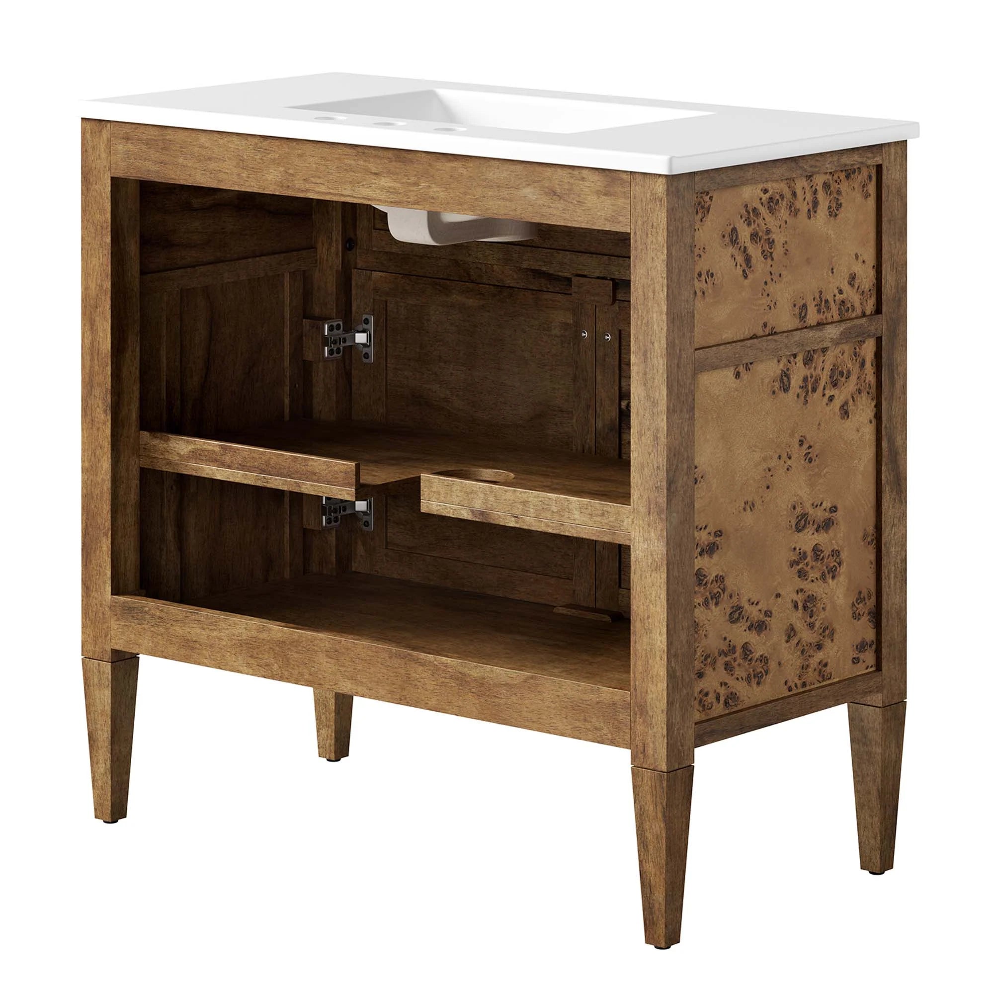 Elysian Wood Bathroom Vanity Basin Included