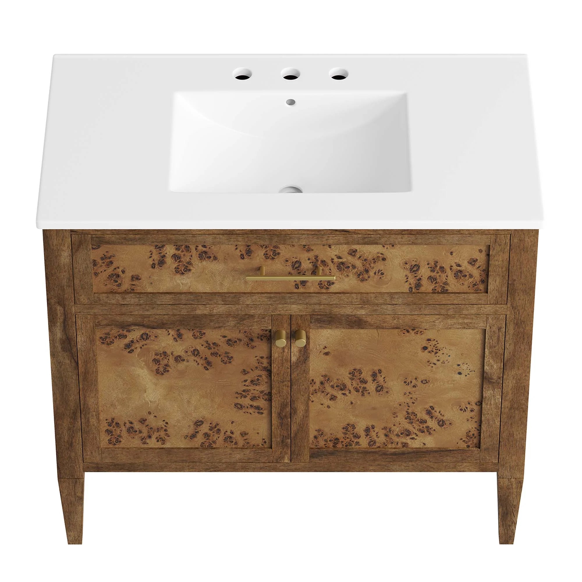 Elysian Wood Bathroom Vanity Basin Included