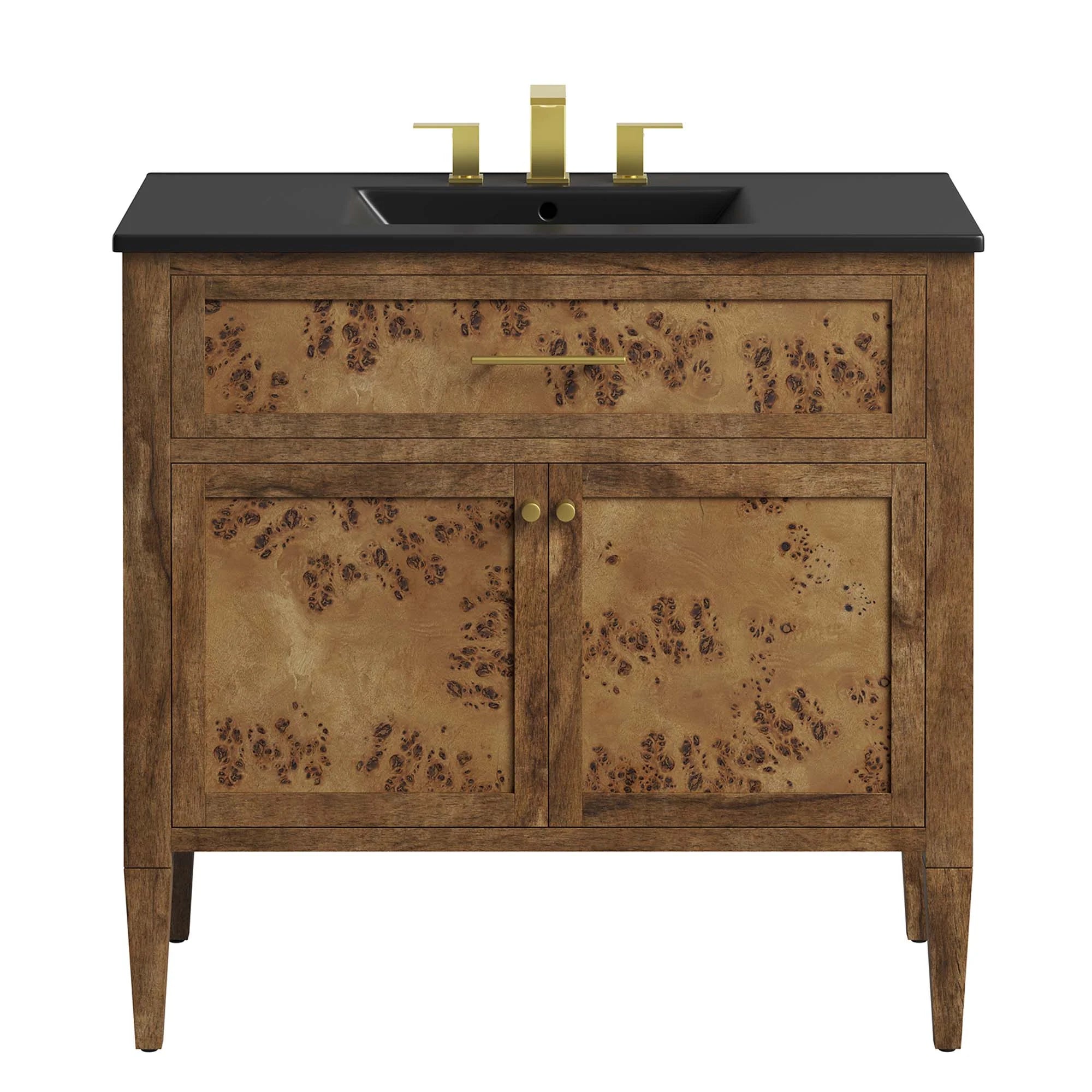 Elysian Wood Bathroom Vanity Basin Included