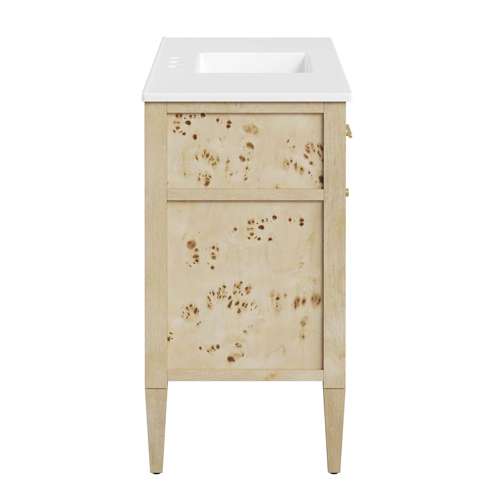 Elysian Wood Bathroom Vanity Cabinet Basin Not Included