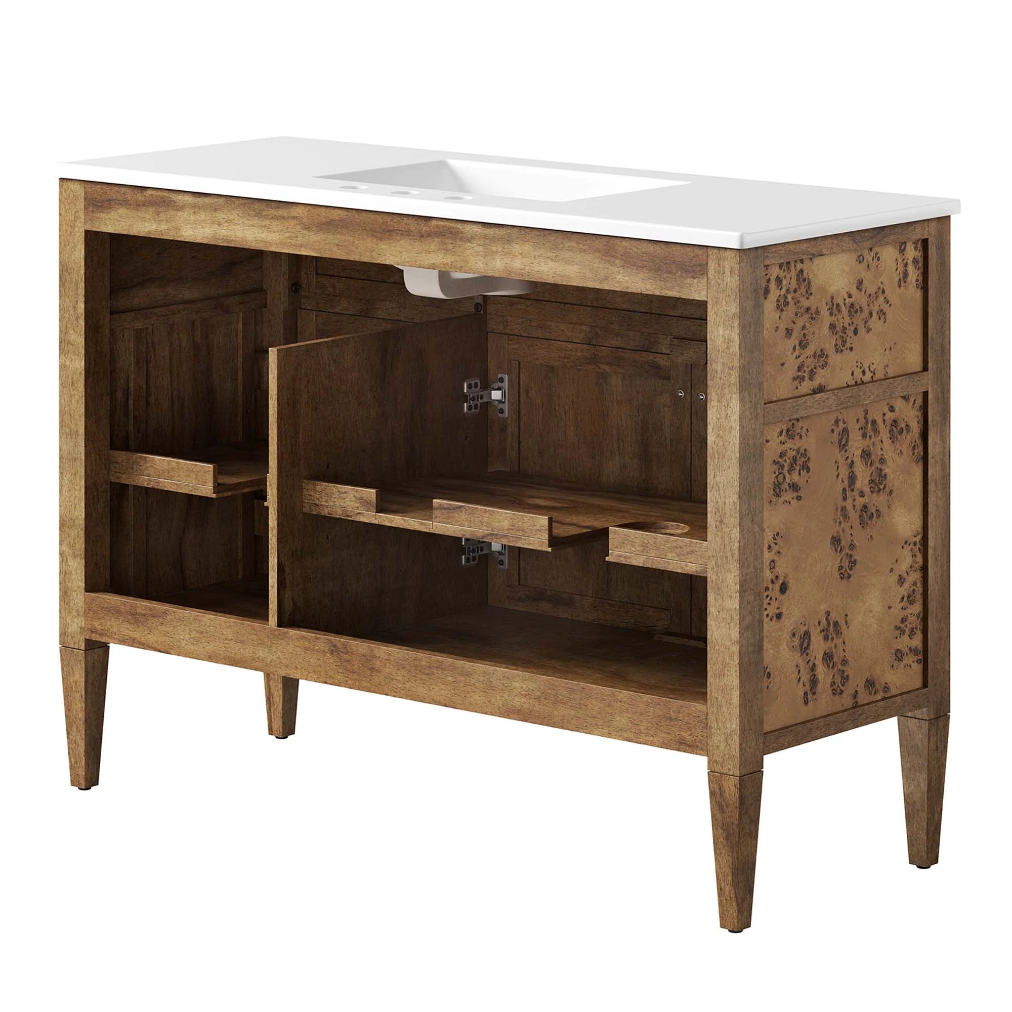 Elysian Wood Bathroom Vanity Cabinet Basin Not Included