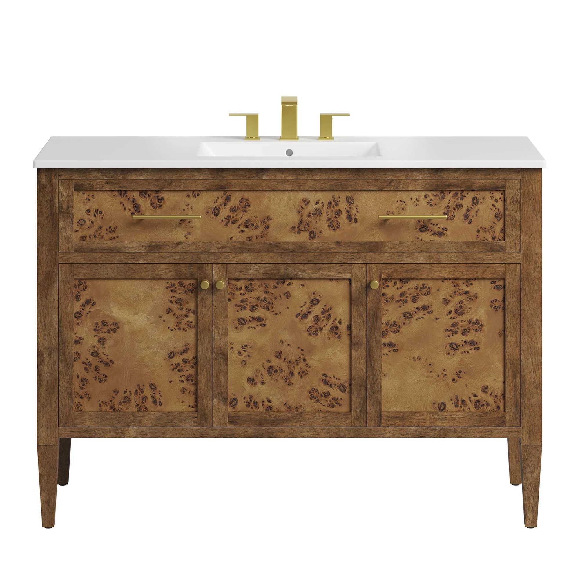 Elysian Wood Bathroom Vanity Cabinet Basin Not Included