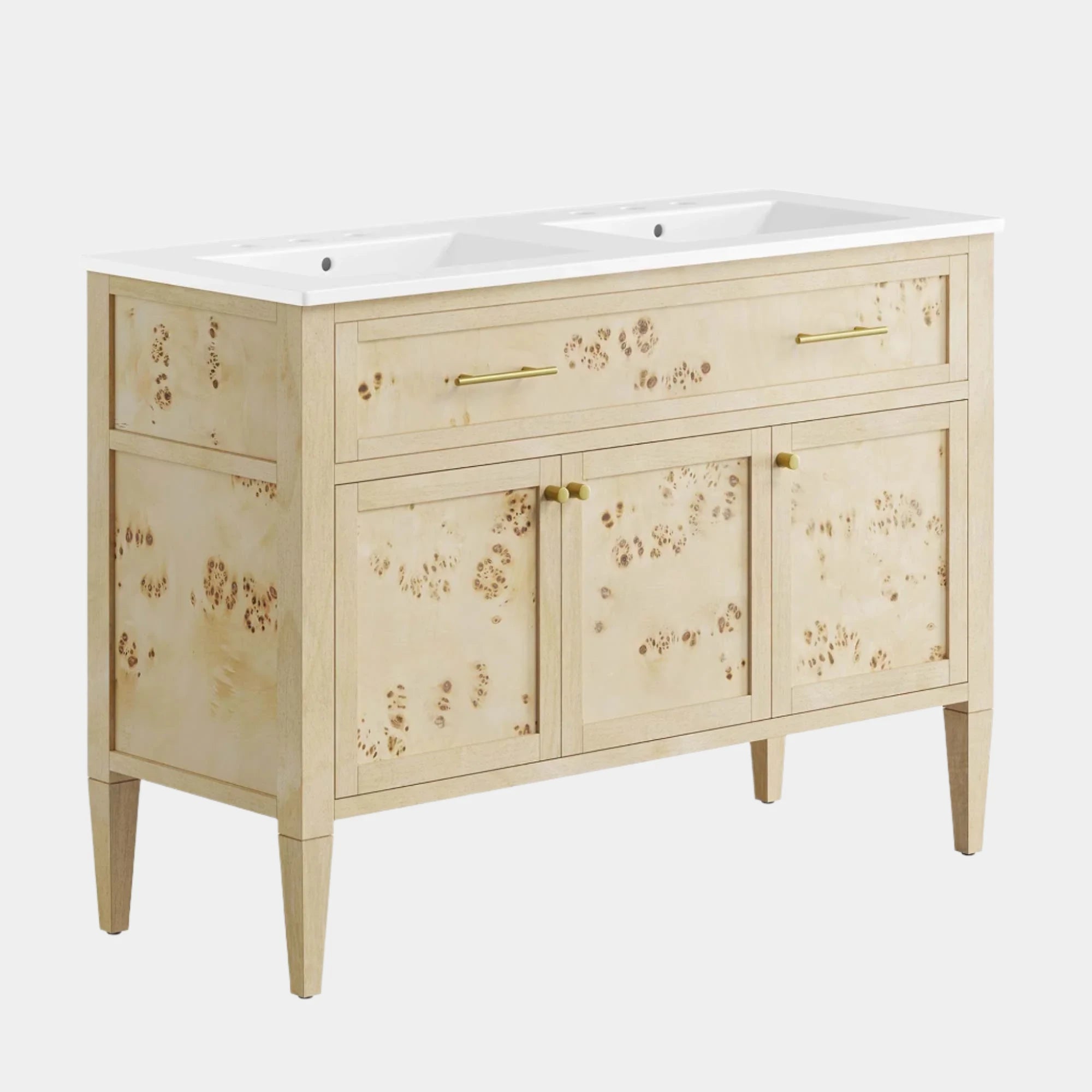 Elysian Wood Bathroom Vanity Cabinet Basin Not Included