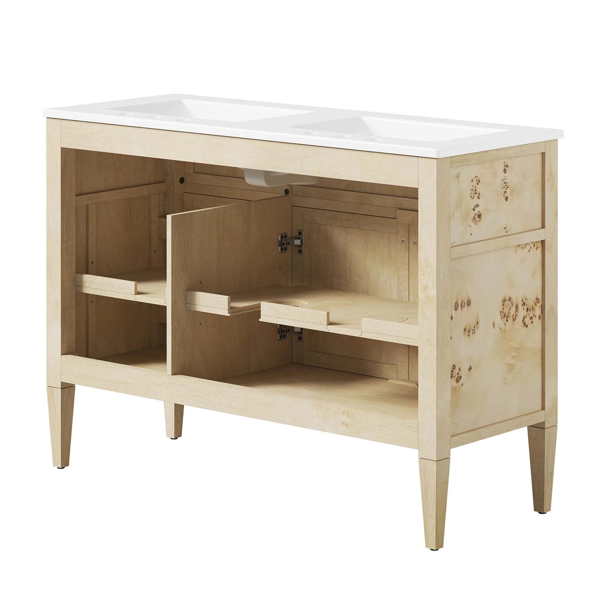 Elysian Wood Bathroom Vanity Cabinet Basin Not Included