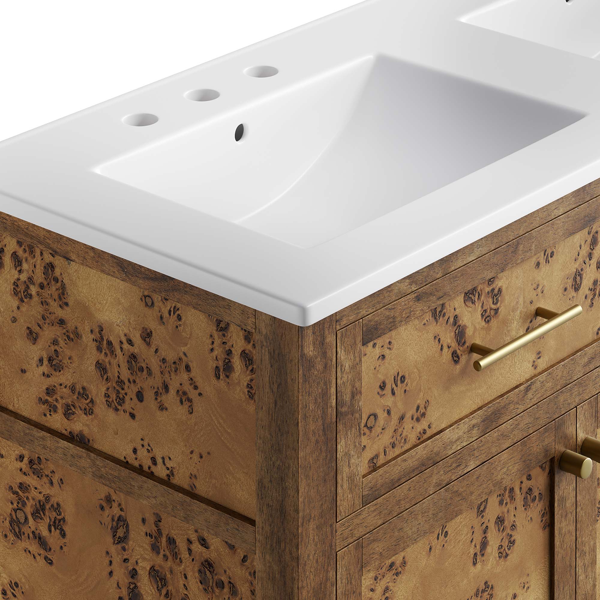 Elysian Wood Bathroom Vanity Cabinet Basin Not Included