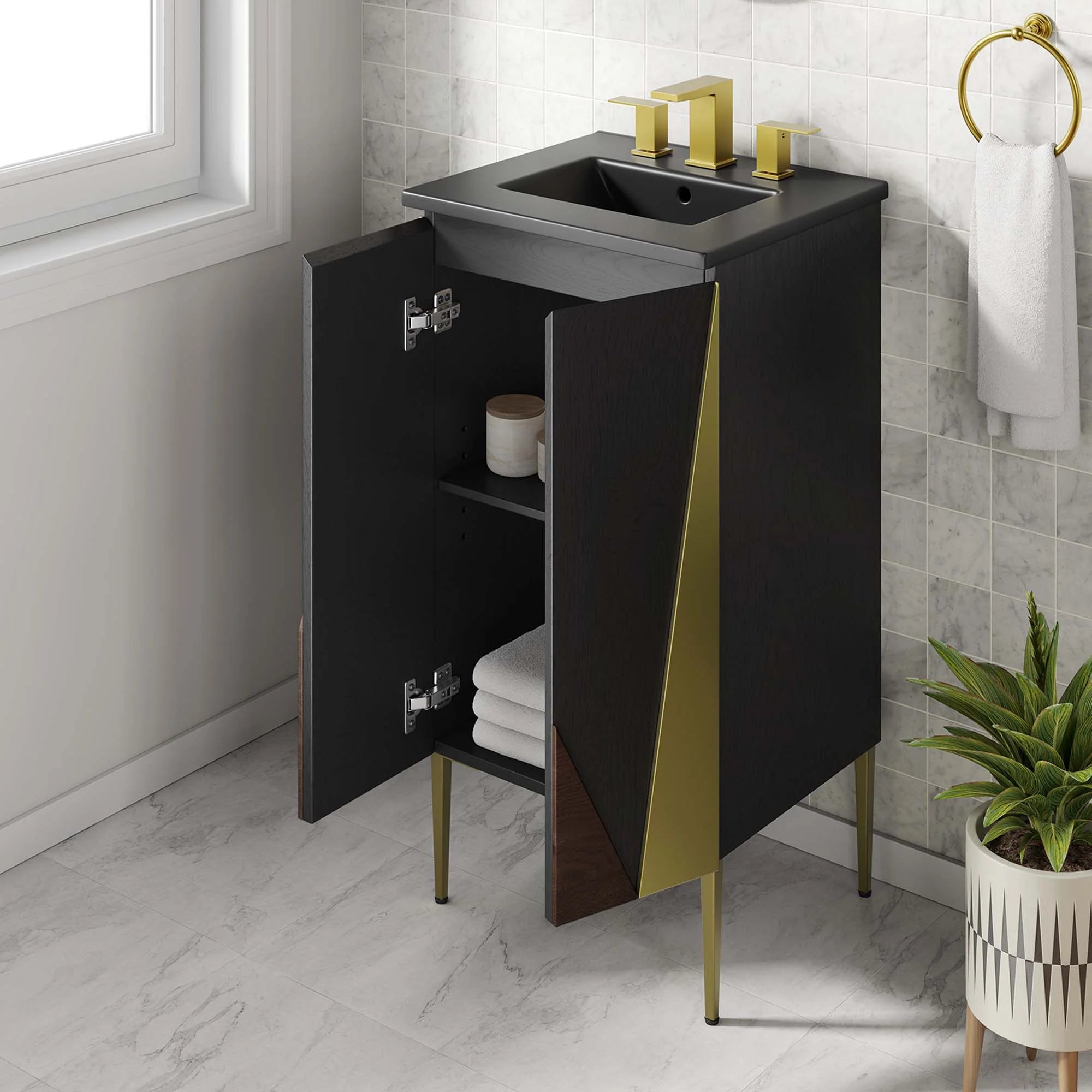 Meuble-lavabo de salle de bain Alchemist inclus