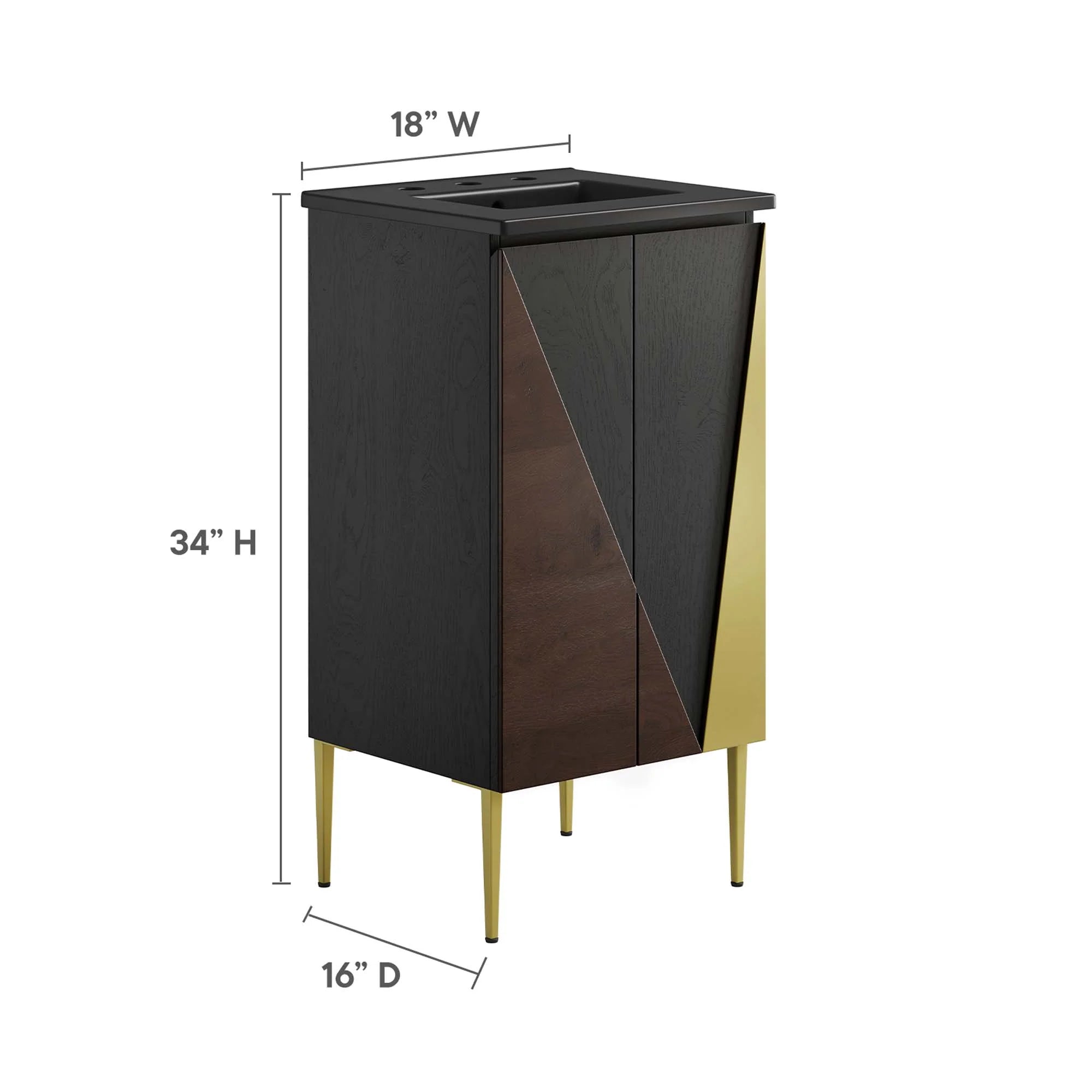 Meuble-lavabo de salle de bain Alchemist inclus