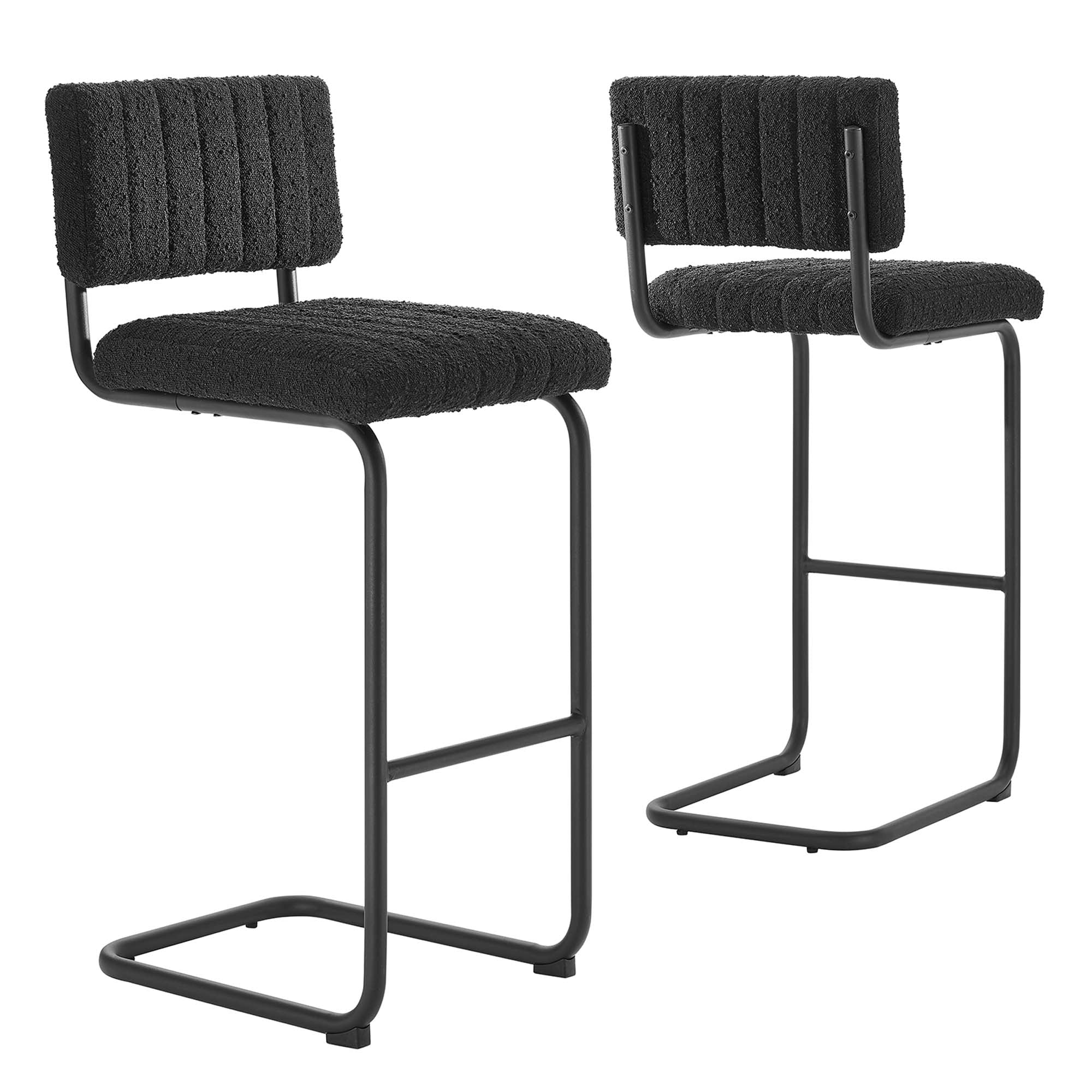 Parity Boucle Bar Stools Set of 2