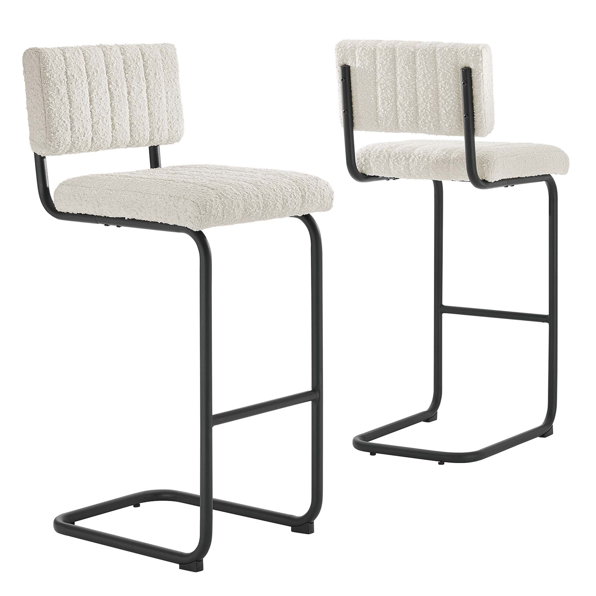 Parity Boucle Bar Stools Set of 2