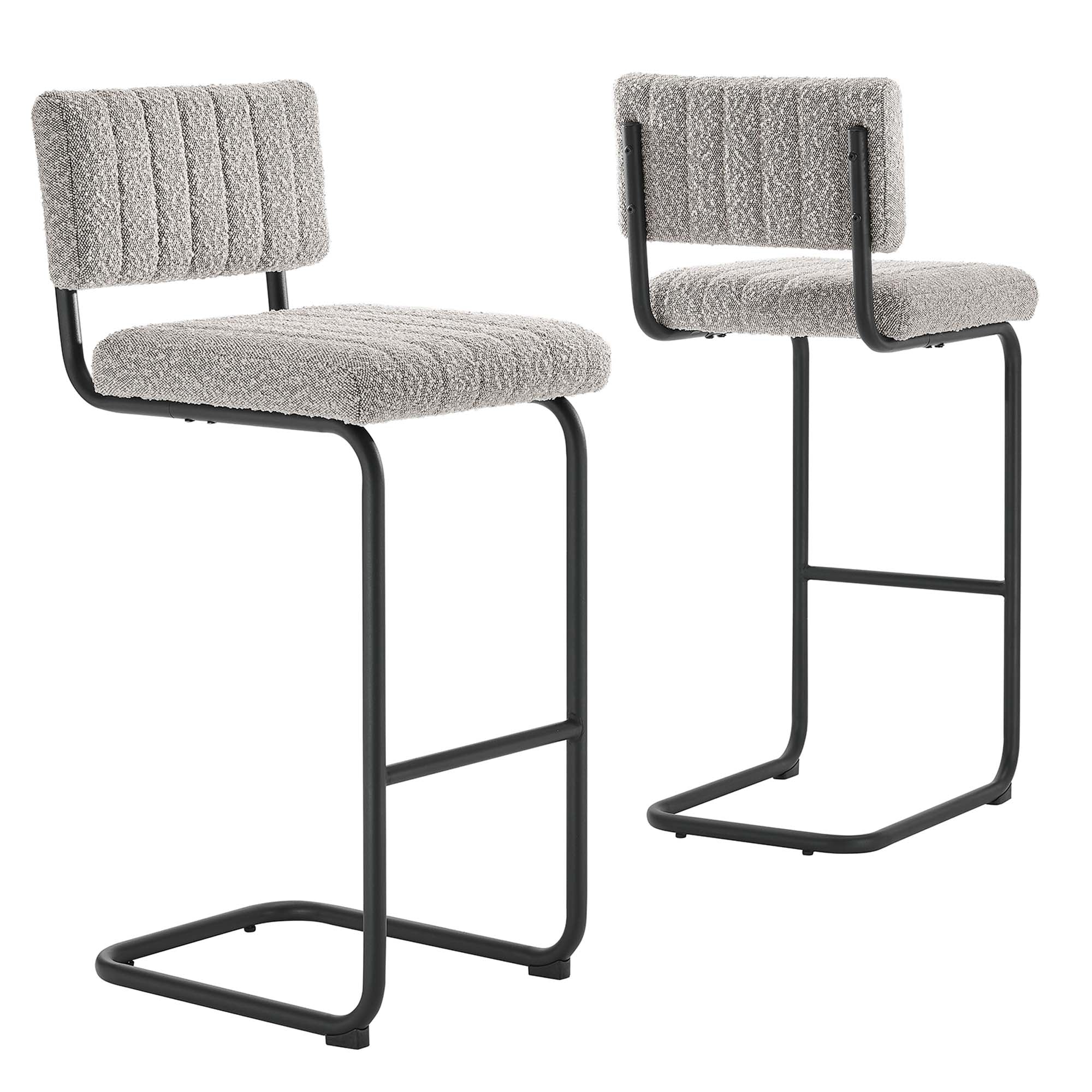 Parity Boucle Bar Stools Set of 2