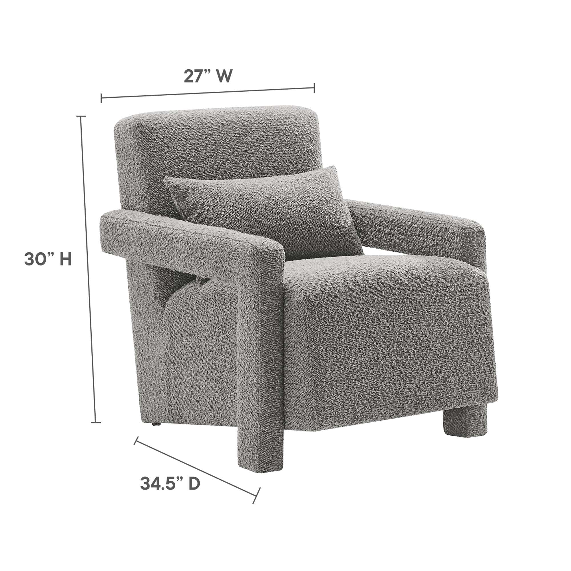 Fauteuil rembourré Mirage Boucle