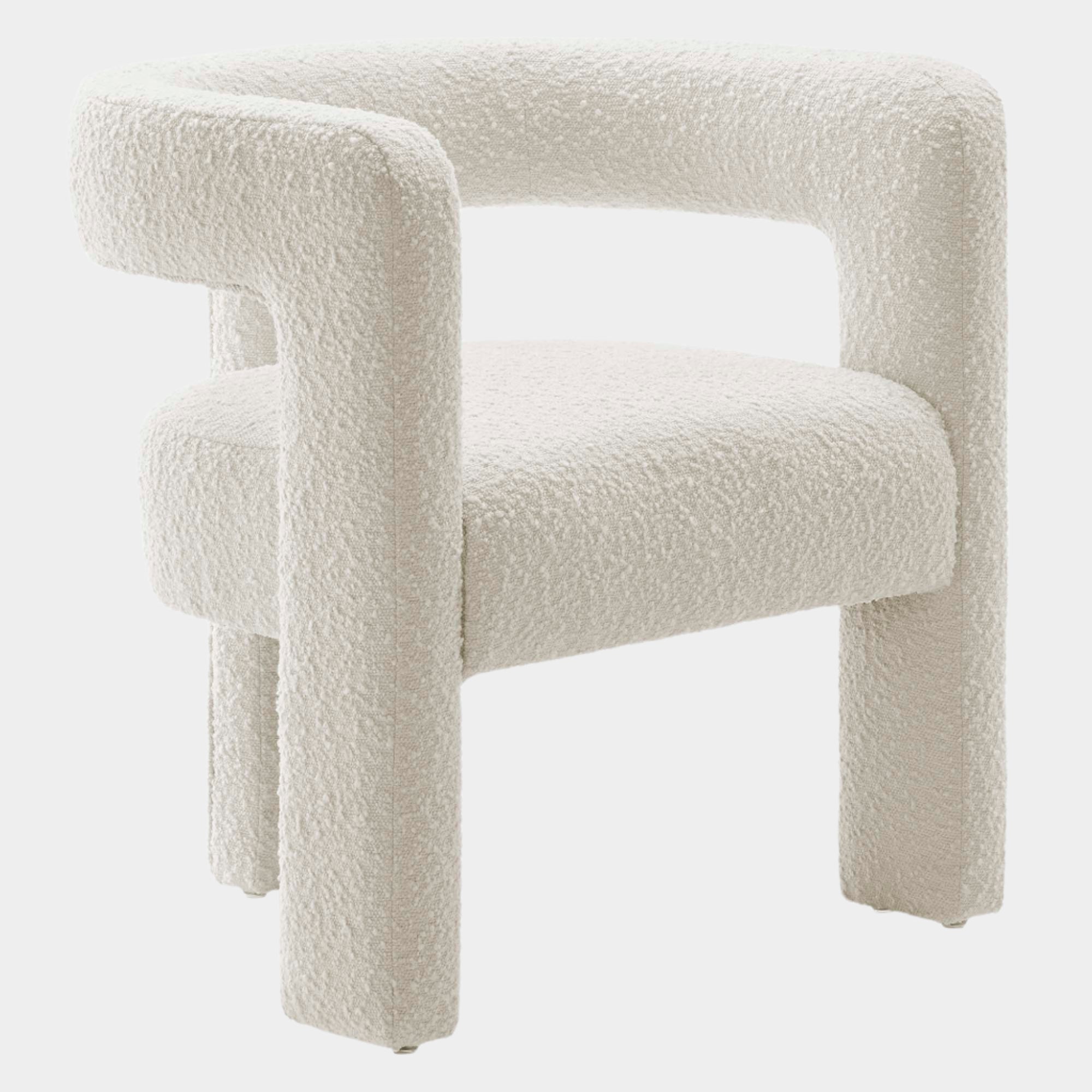 Kayla Boucle Upholstered Armchair