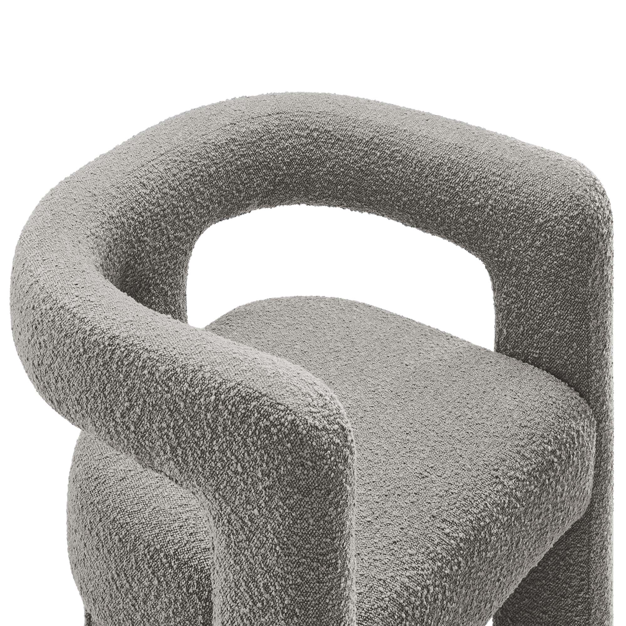 Kayla Boucle Upholstered Armchair