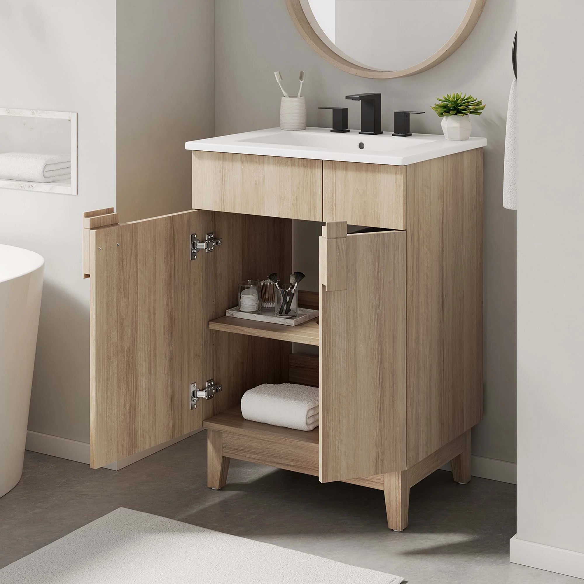 Lavabo de salle de bain Miles inclus