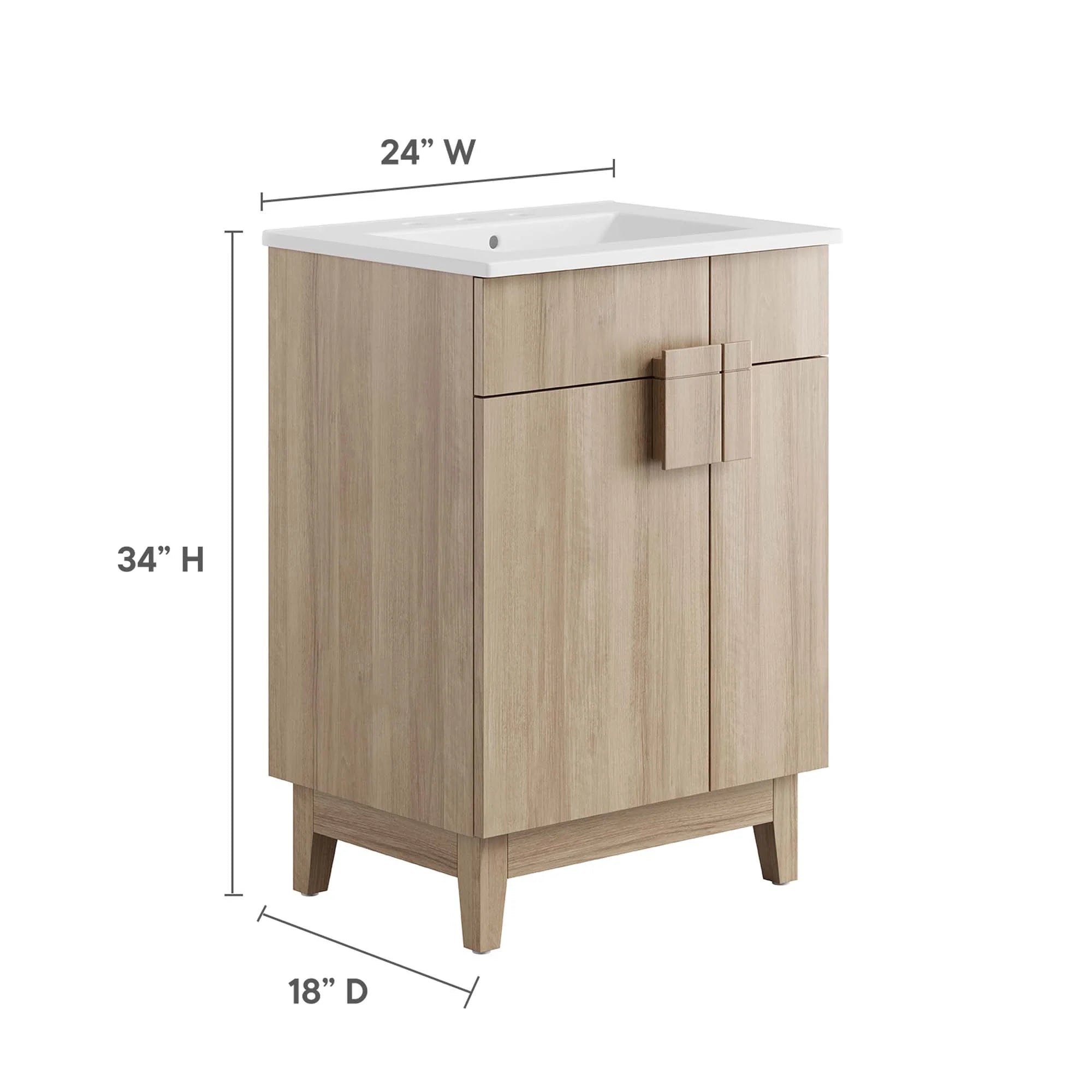 Lavabo de salle de bain Miles inclus