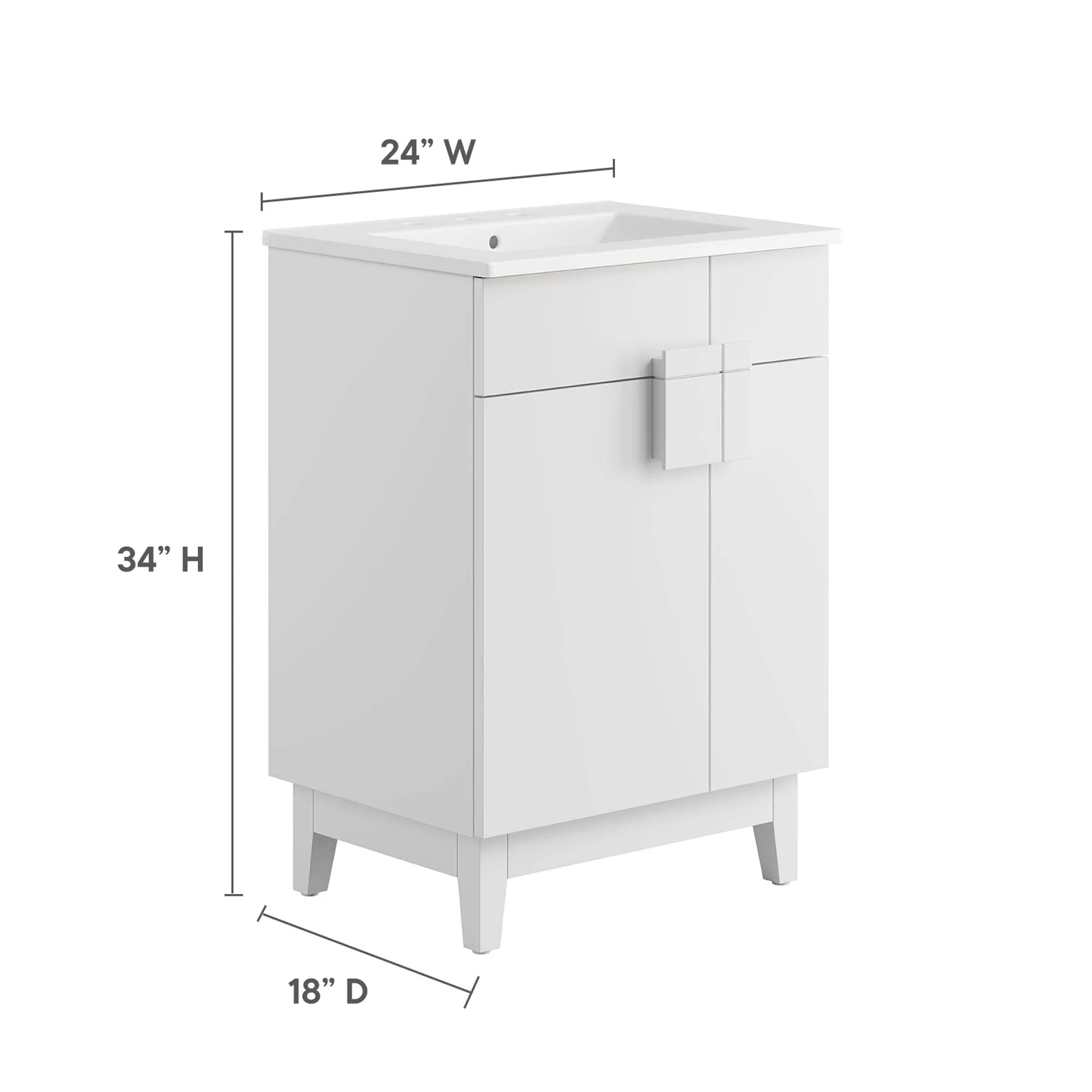 Lavabo de salle de bain Miles inclus