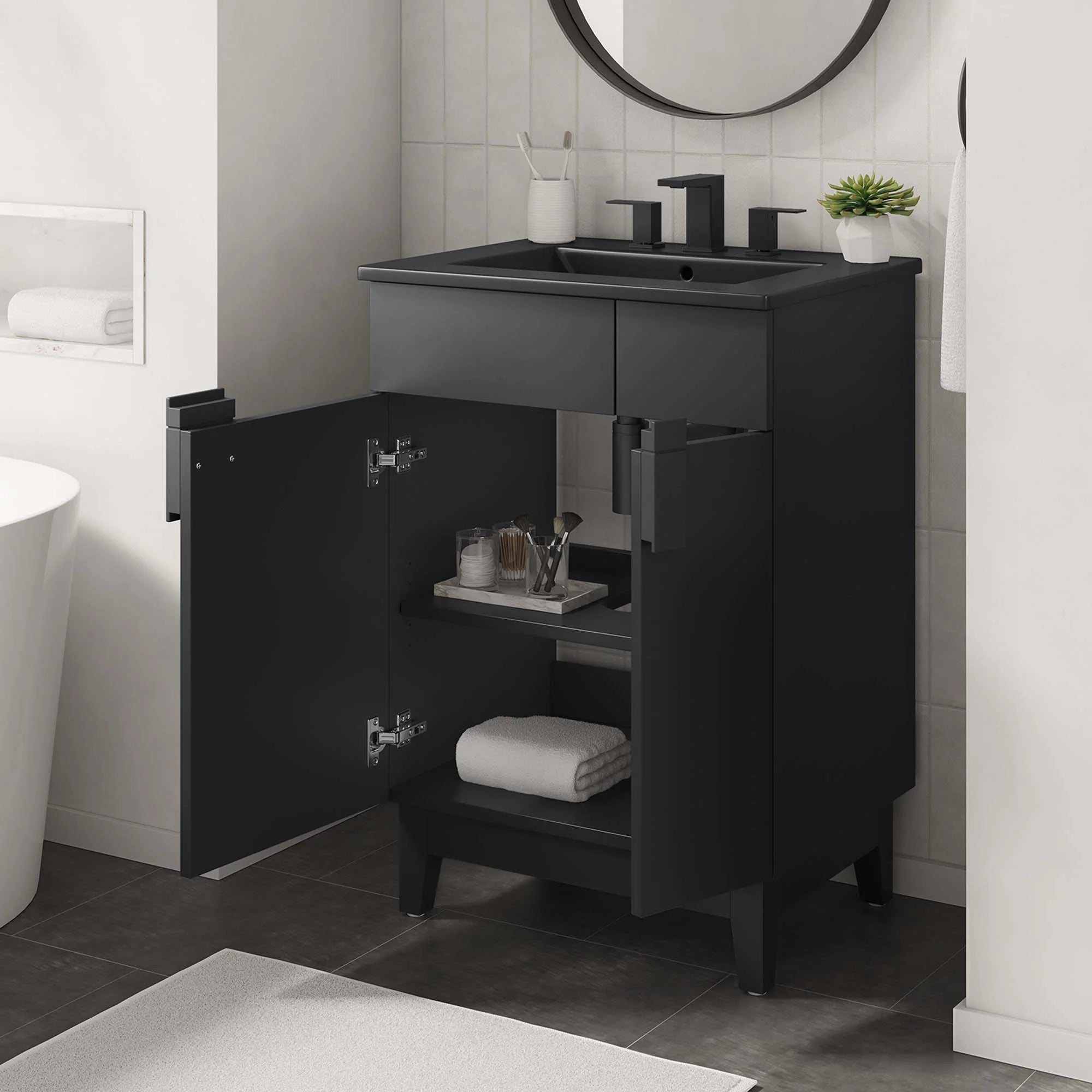 Lavabo de salle de bain Miles inclus