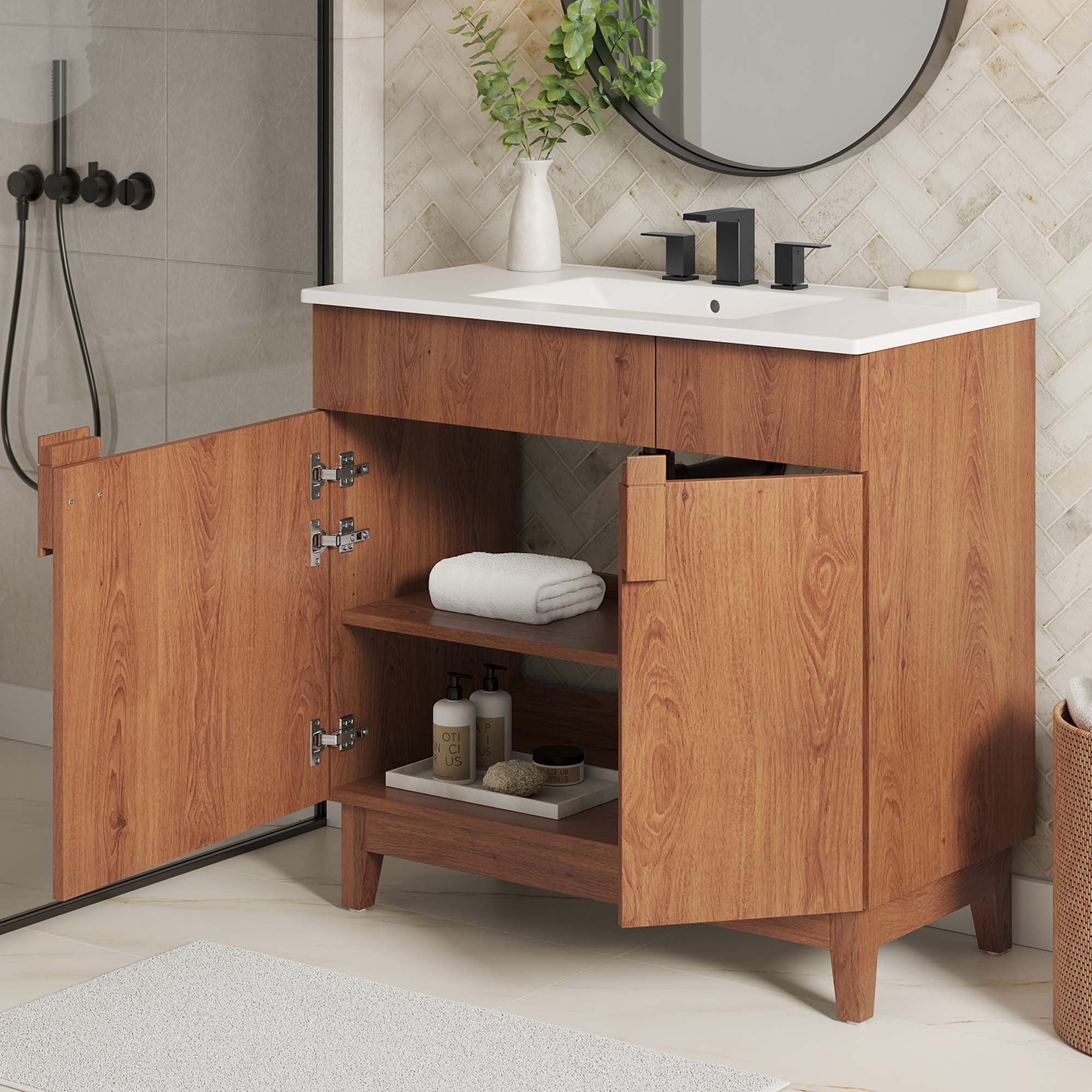 Miles Bathroom Vanity Basin Included