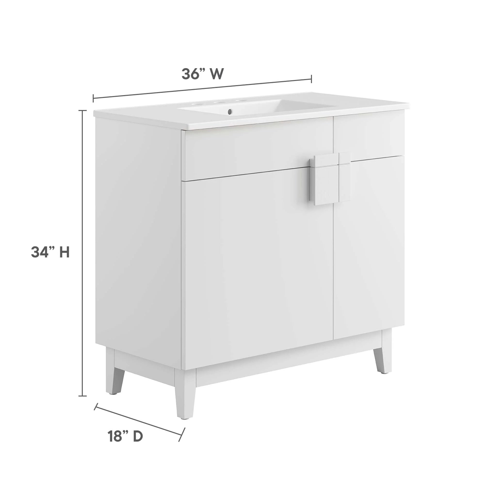 Lavabo de salle de bain Miles inclus