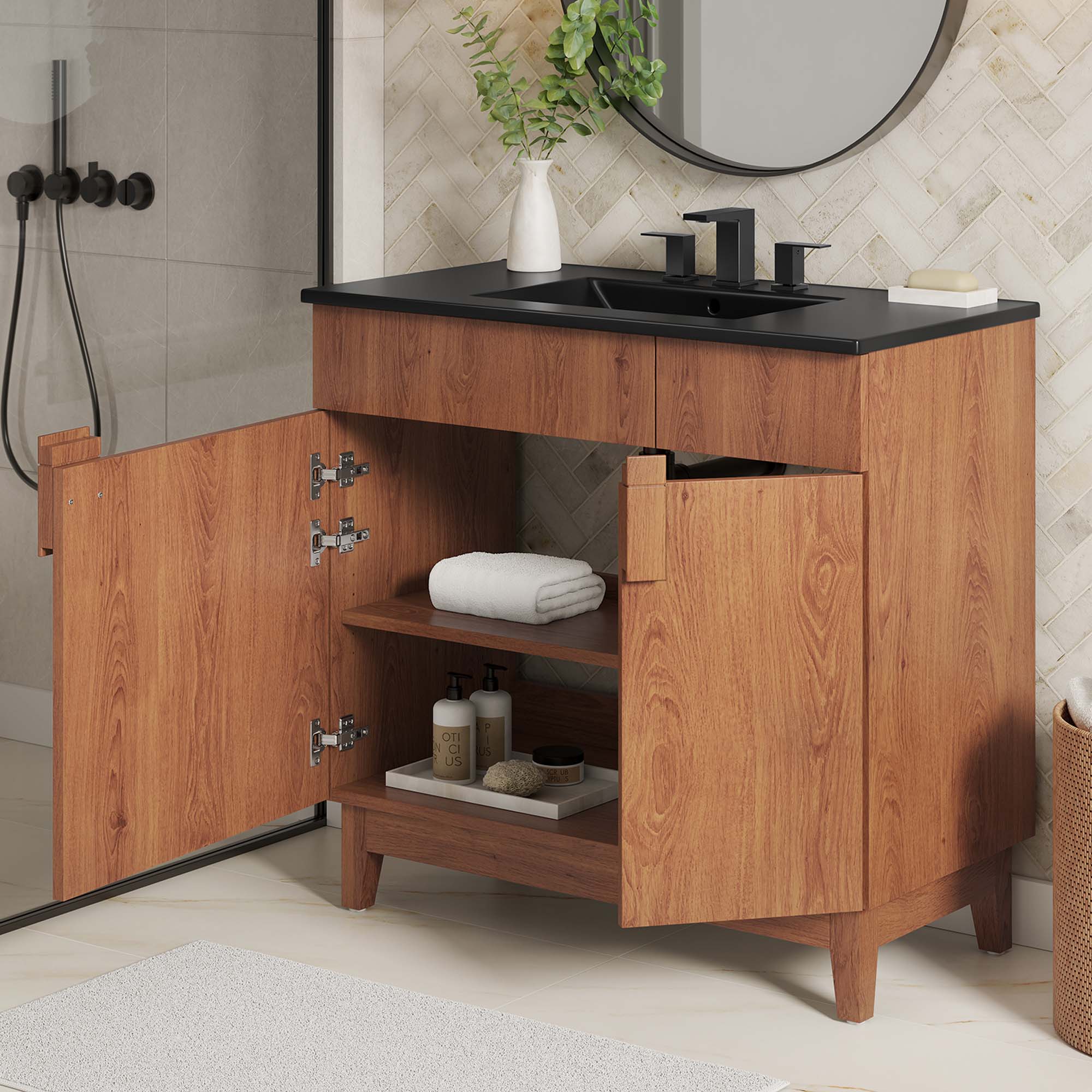 Miles Bathroom Vanity Basin Included