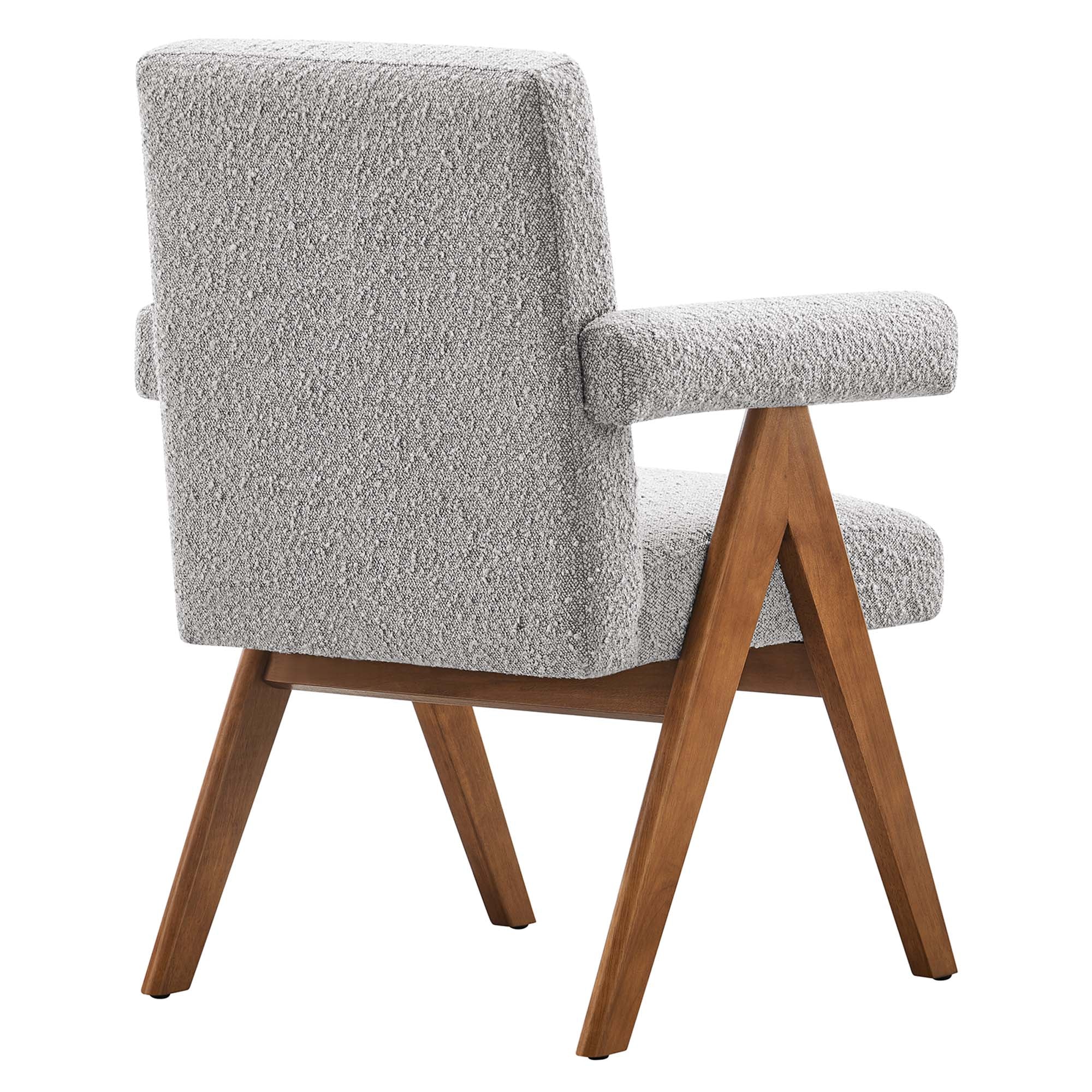 Lyra Boucle Fabric Dining Room Chair - Set of 2