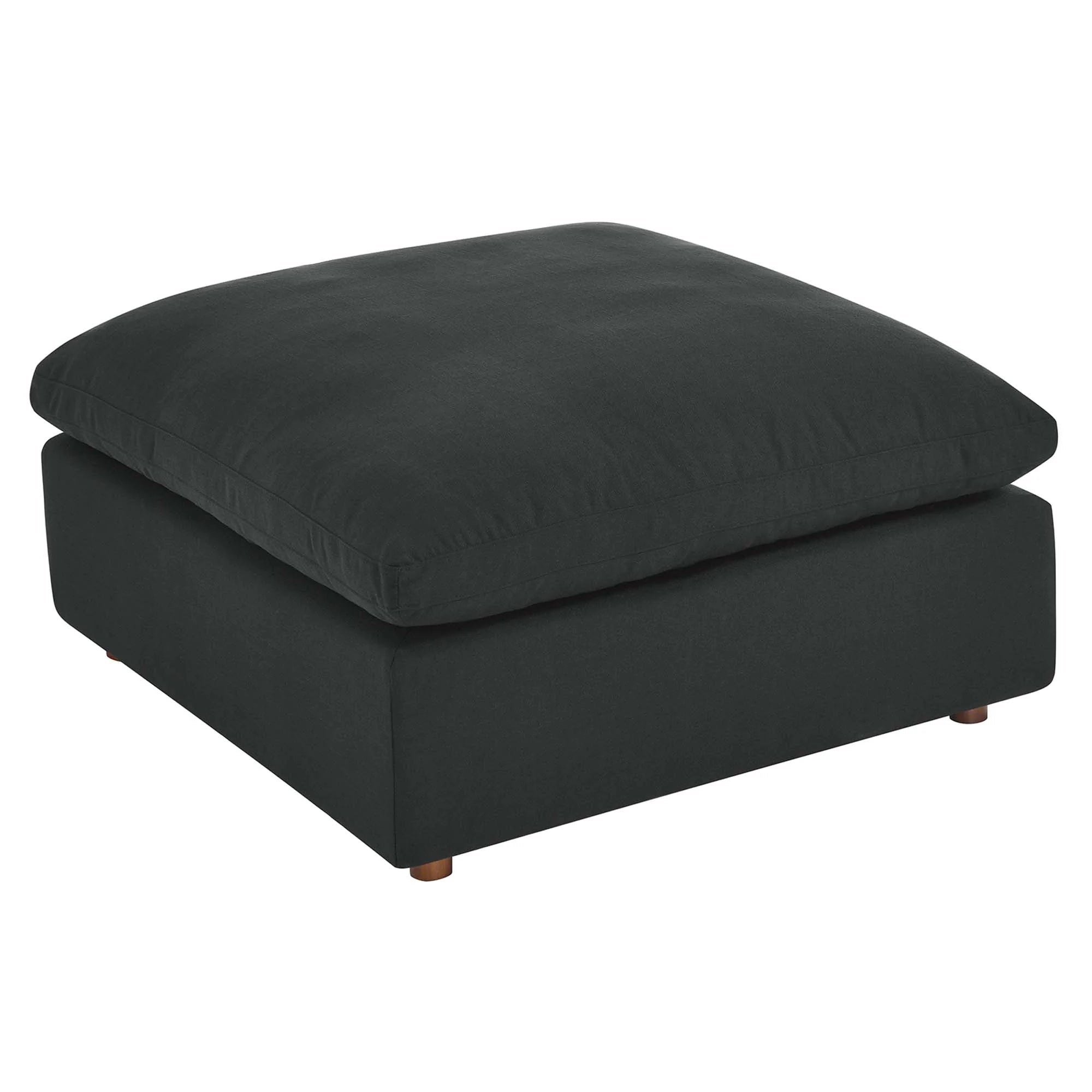 Chaise sans accoudoirs rembourrée en duvet Commix