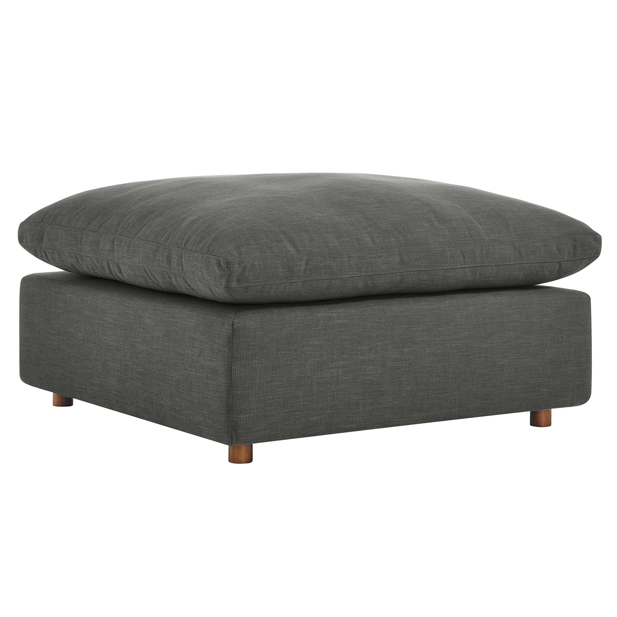 Chaise sans accoudoirs rembourrée en duvet Commix