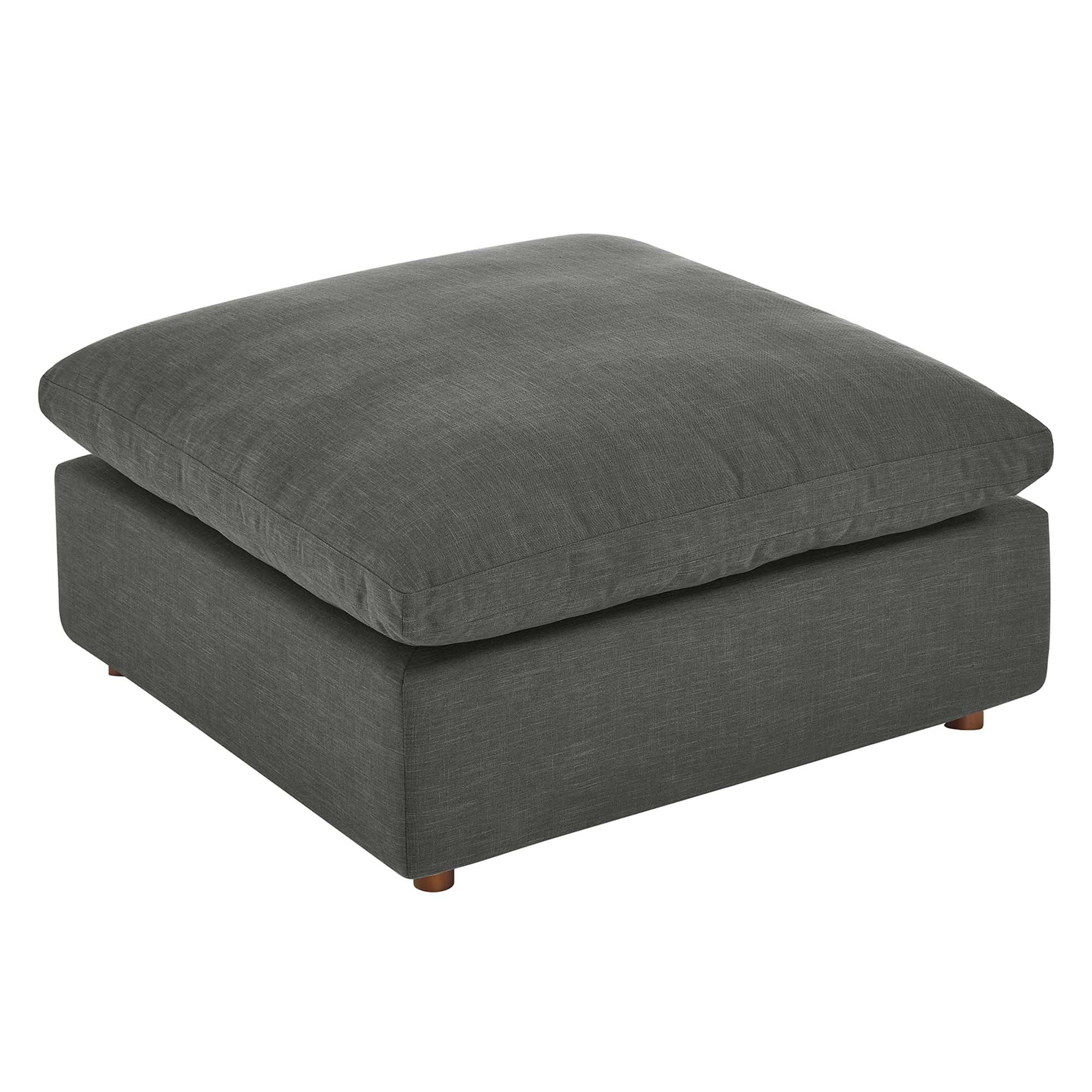 Chaise sans accoudoirs rembourrée en duvet Commix