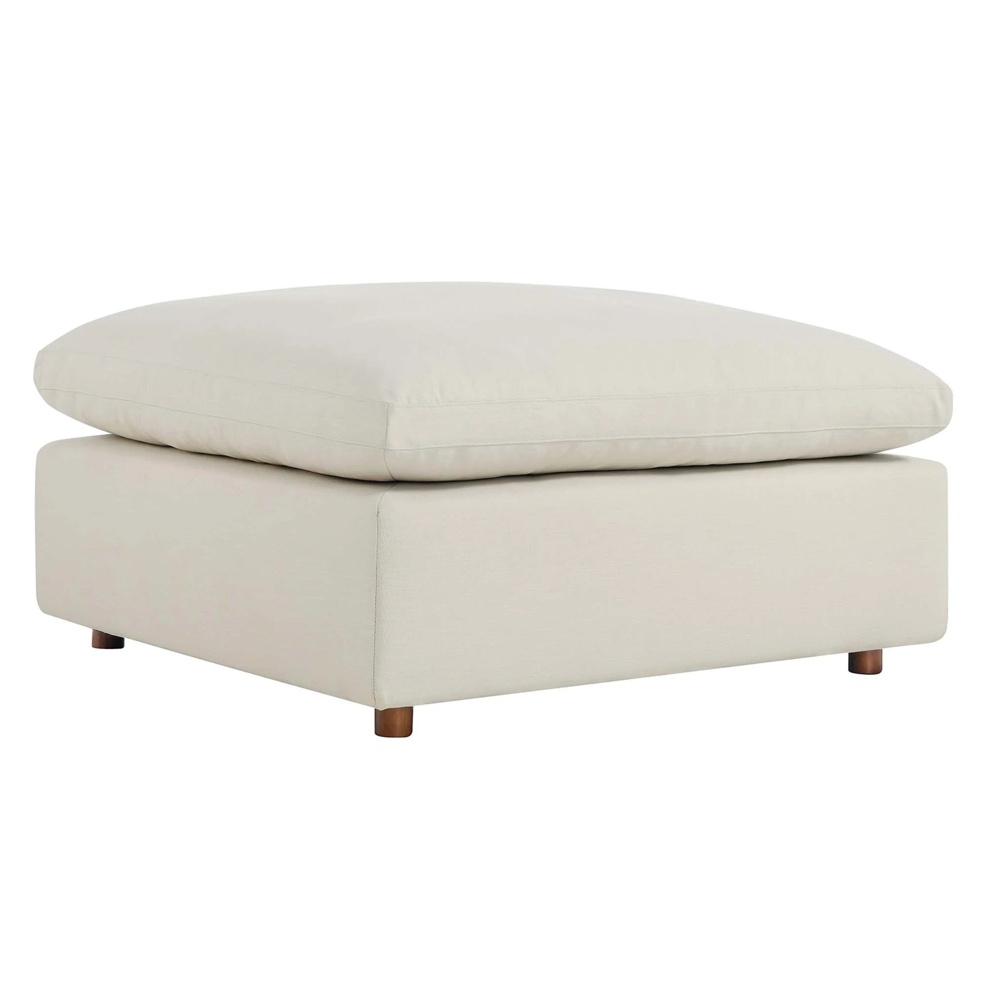 Chaise sans accoudoirs rembourrée en duvet Commix