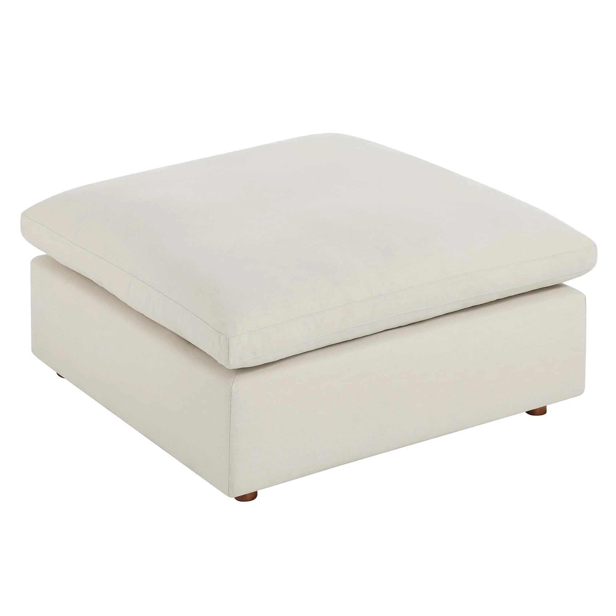 Chaise sans accoudoirs rembourrée en duvet Commix