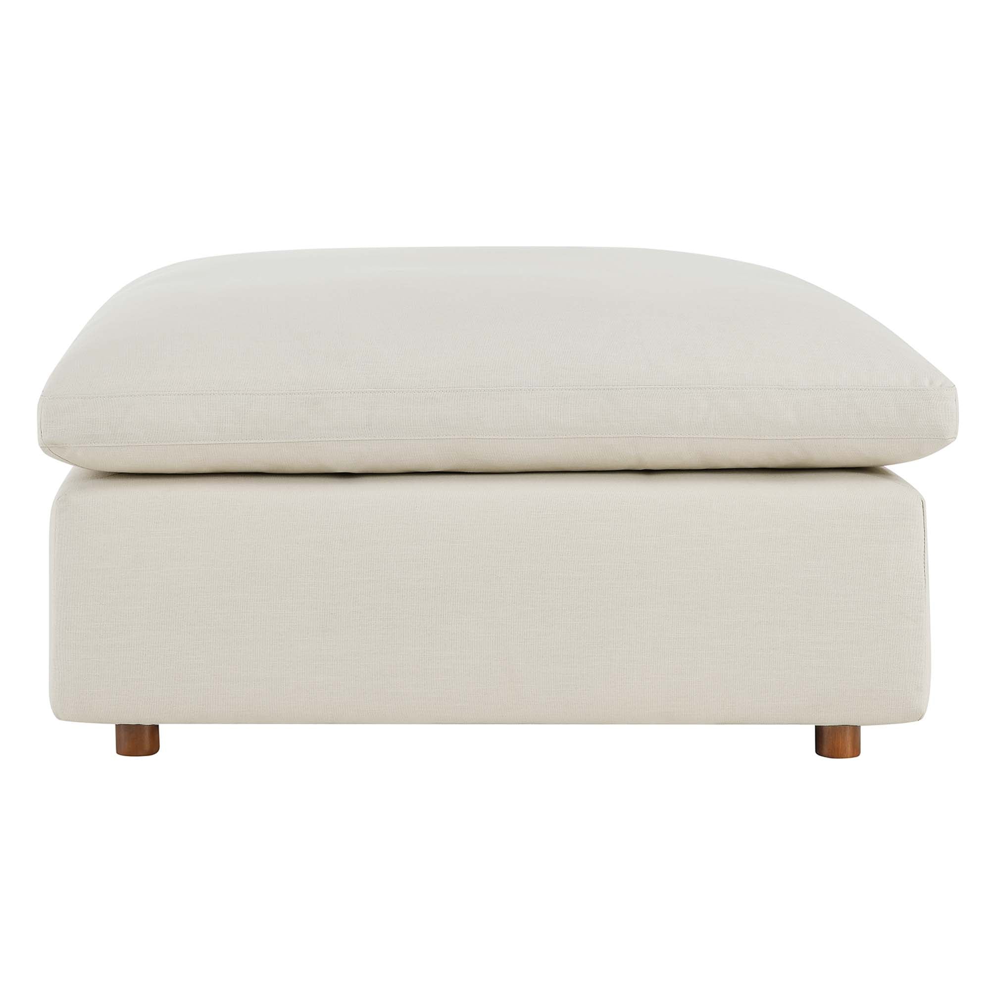 Chaise sans accoudoirs rembourrée en duvet Commix