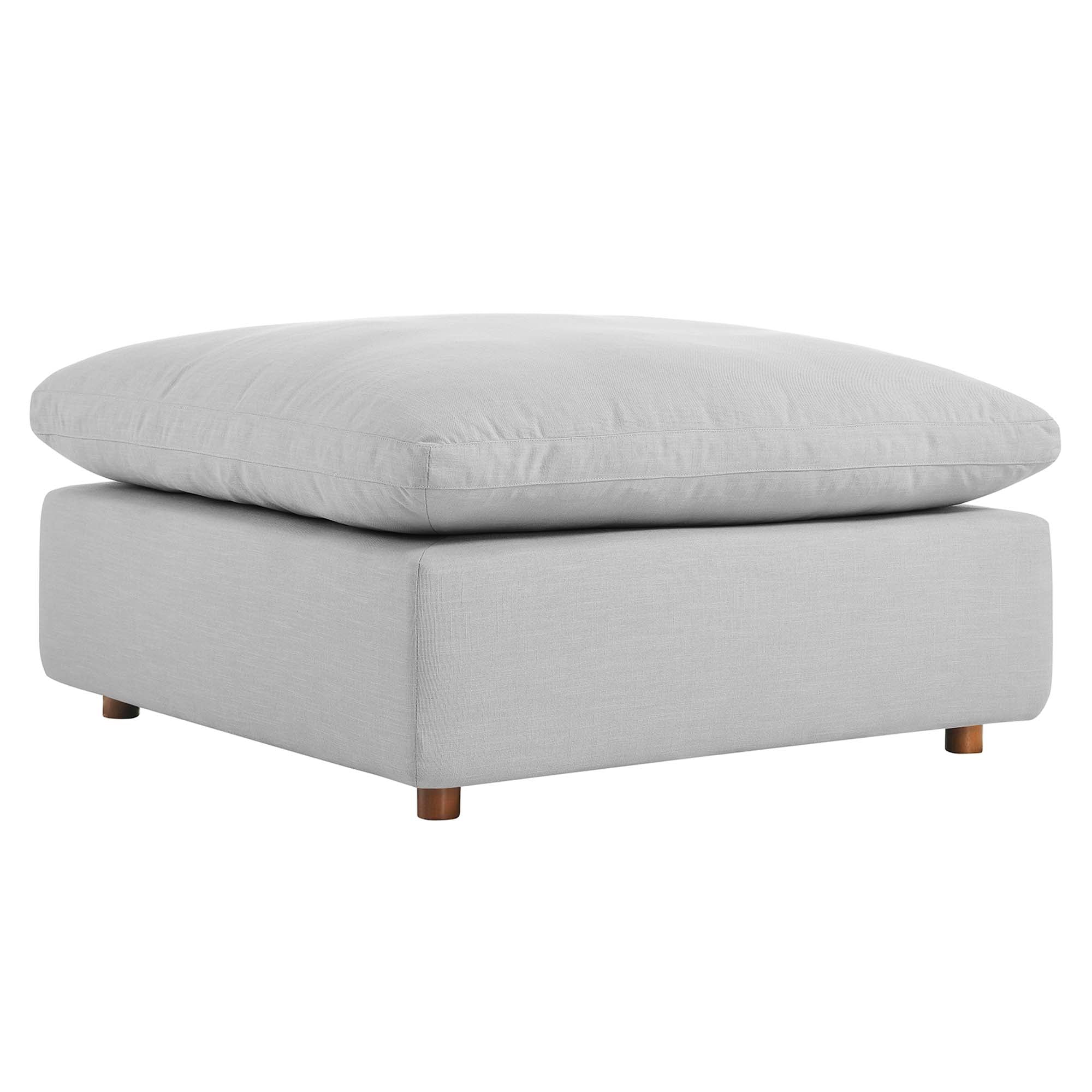 Chaise sans accoudoirs rembourrée en duvet Commix